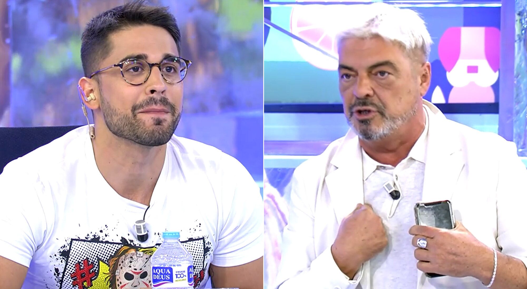 Miguel Frigenti y Antonio Canales en 'Sálvame'