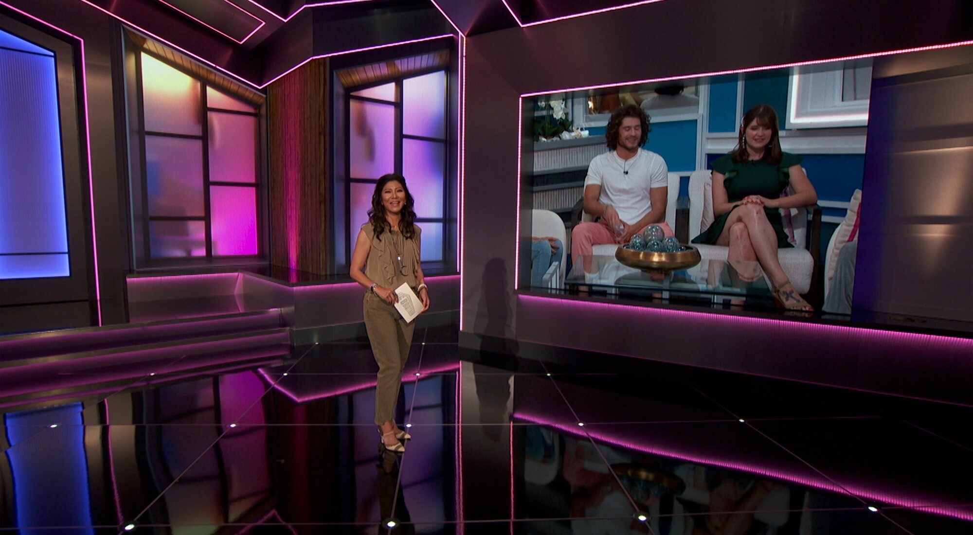 Plató y presentadora de 'Big Brother'