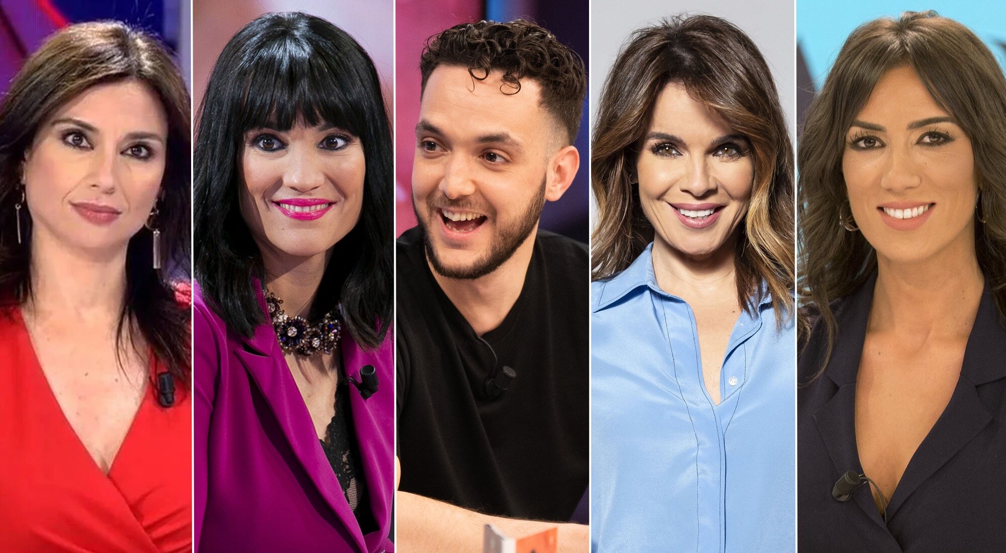 Marta Flich, Irene Villa, C. Tangana, Carme Chaparro y Patricia Pardo