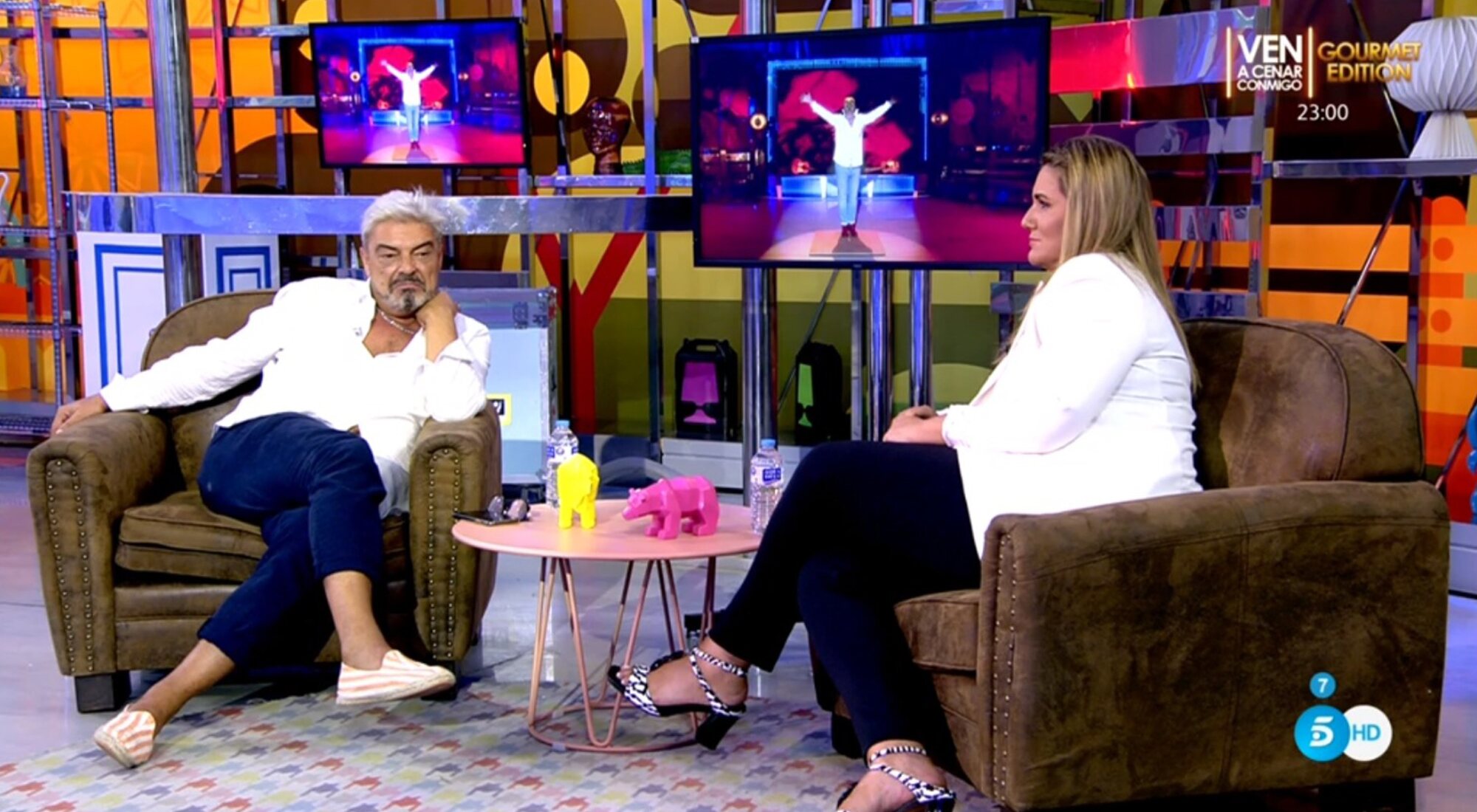 Antonio Canales charla con Carlota Corredera tras descubrir que no seguirá colaborando en 'Sálvame'