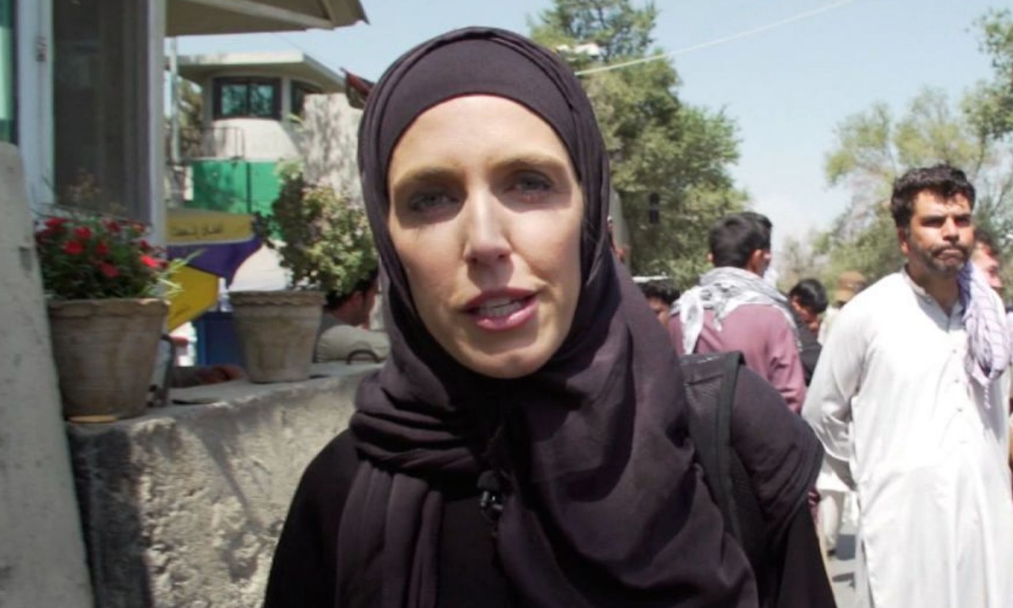 Clarissa Ward, reportera de CNN en Afganistán