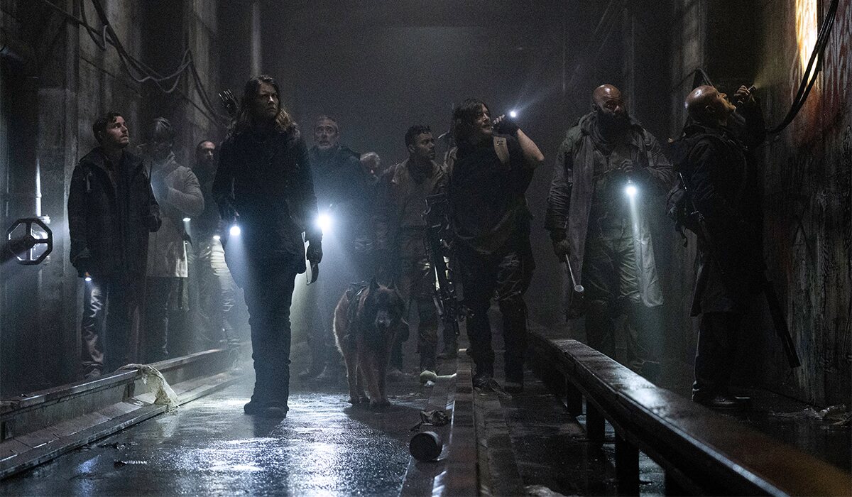 Maggie y Daryl lideran el grupo en 'The Walking Dead'