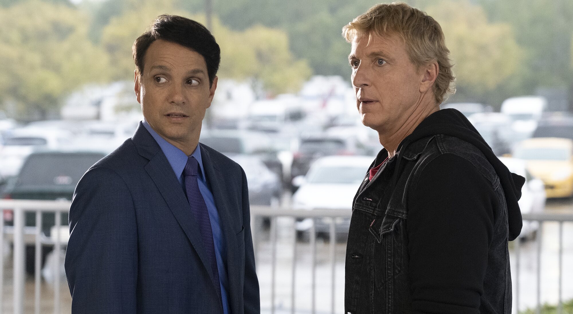 Ralph Maccchio y William Zabka en 'Cobra Kai'