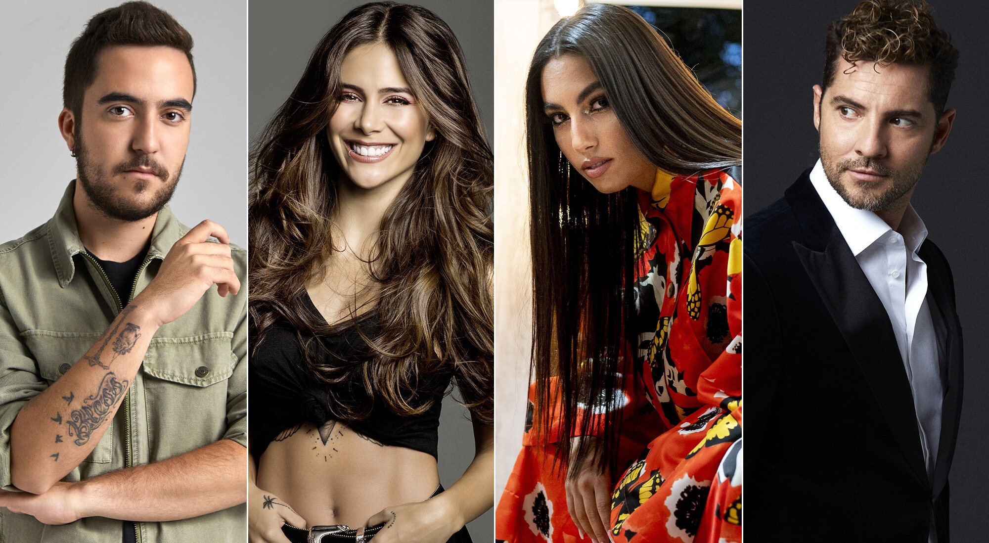 Beret, Greeicy, María José Llergo y David Bisbal