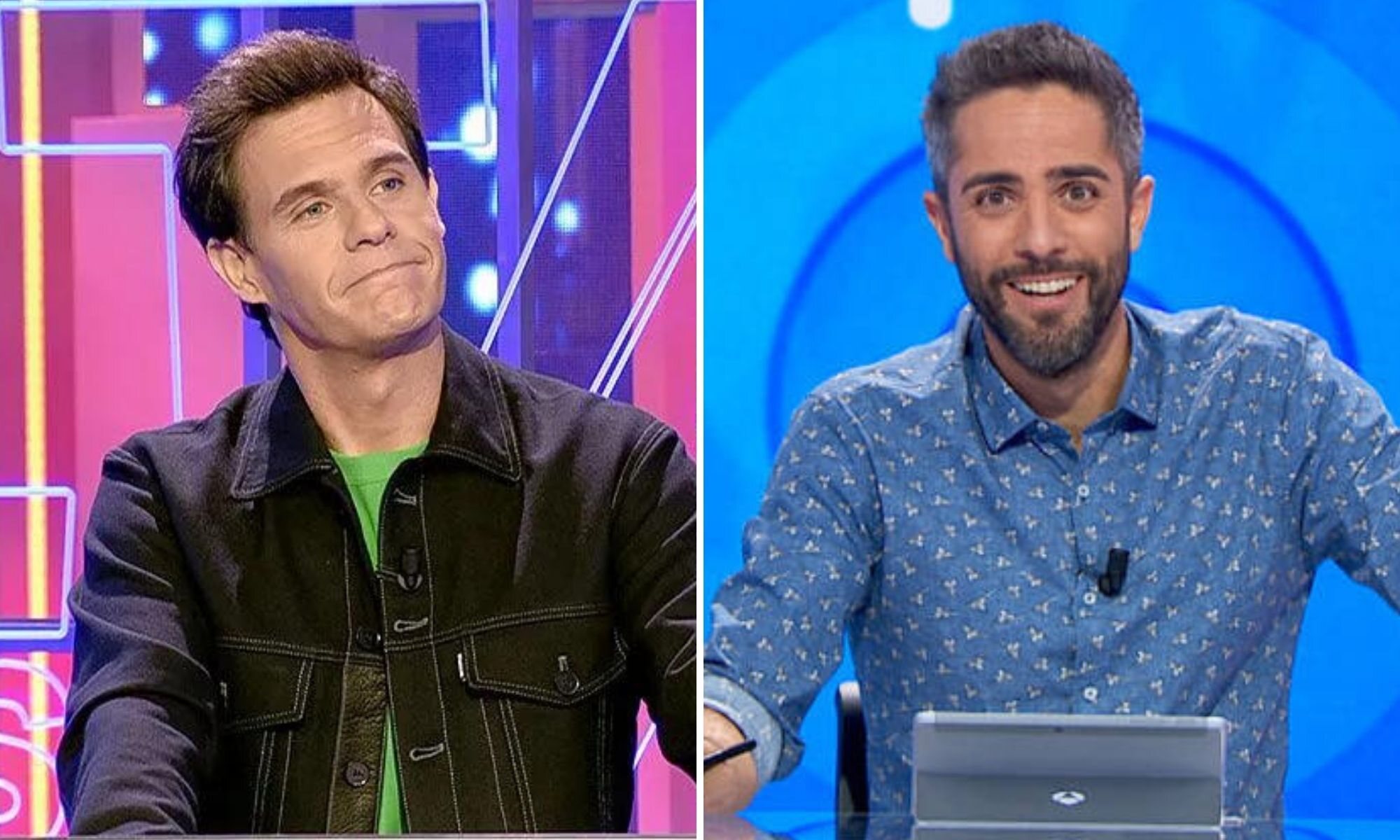 Christian Gálvez en 'Alta tensión' y Roberto Leal en 'Pasapalabra'
