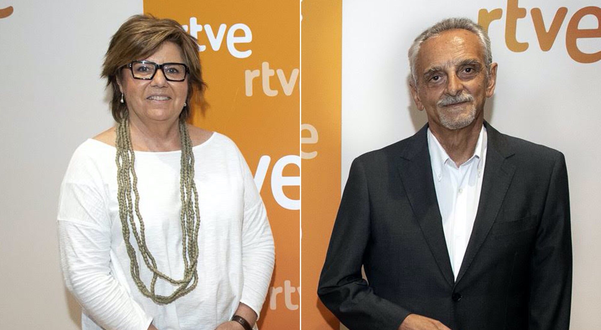 María Escario y Ángel Nodal, el anterior defensor de la audiencia