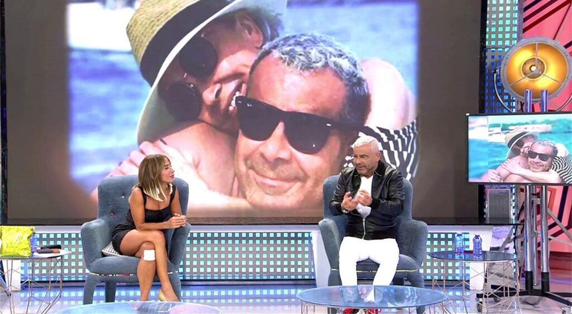 María Patiño y Jorge Javier Vázquez, en 'Viernes deluxe'