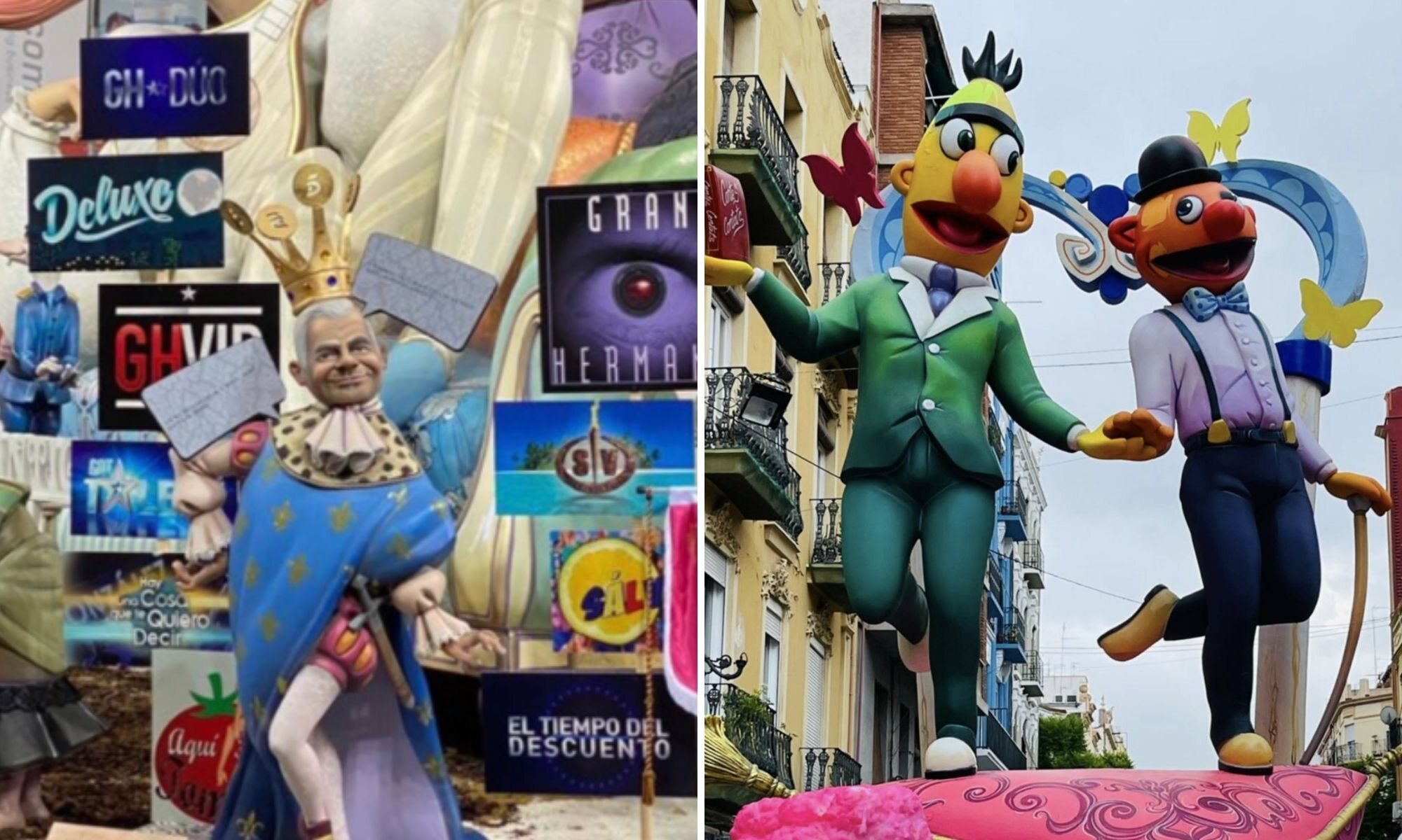 Fallas de Jorge Javier Vázquez y de 'Epi y Blas'
