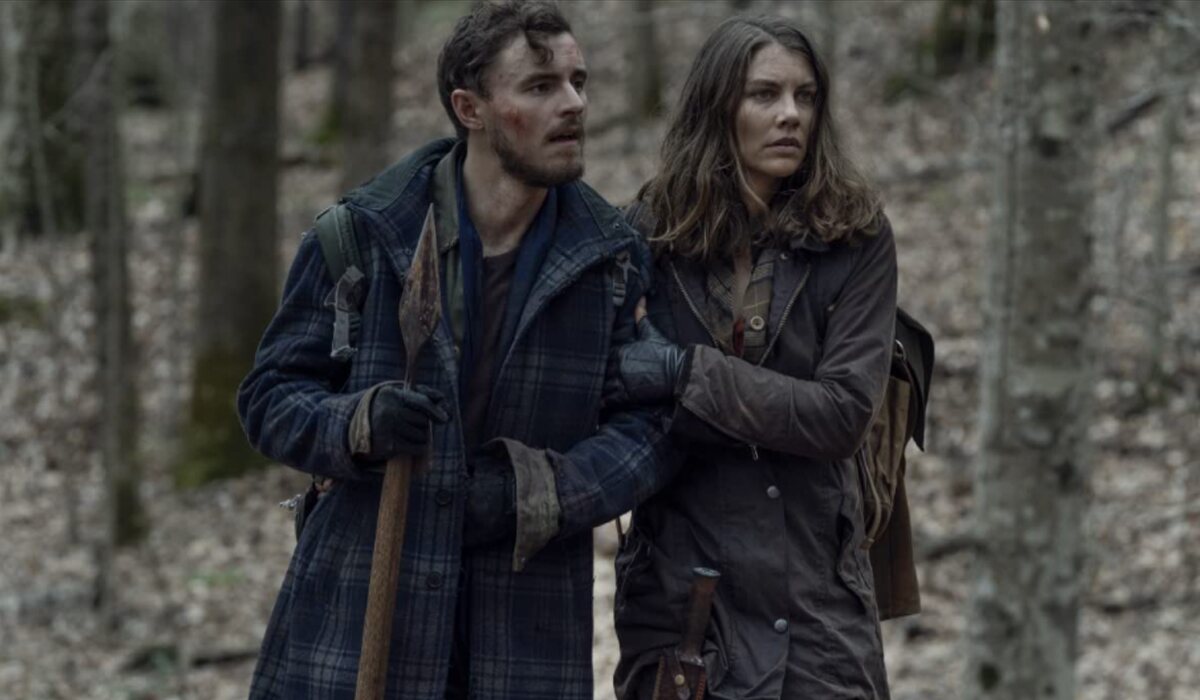 Alden y Maggie en el 11x03 de 'The Walking Dead'
