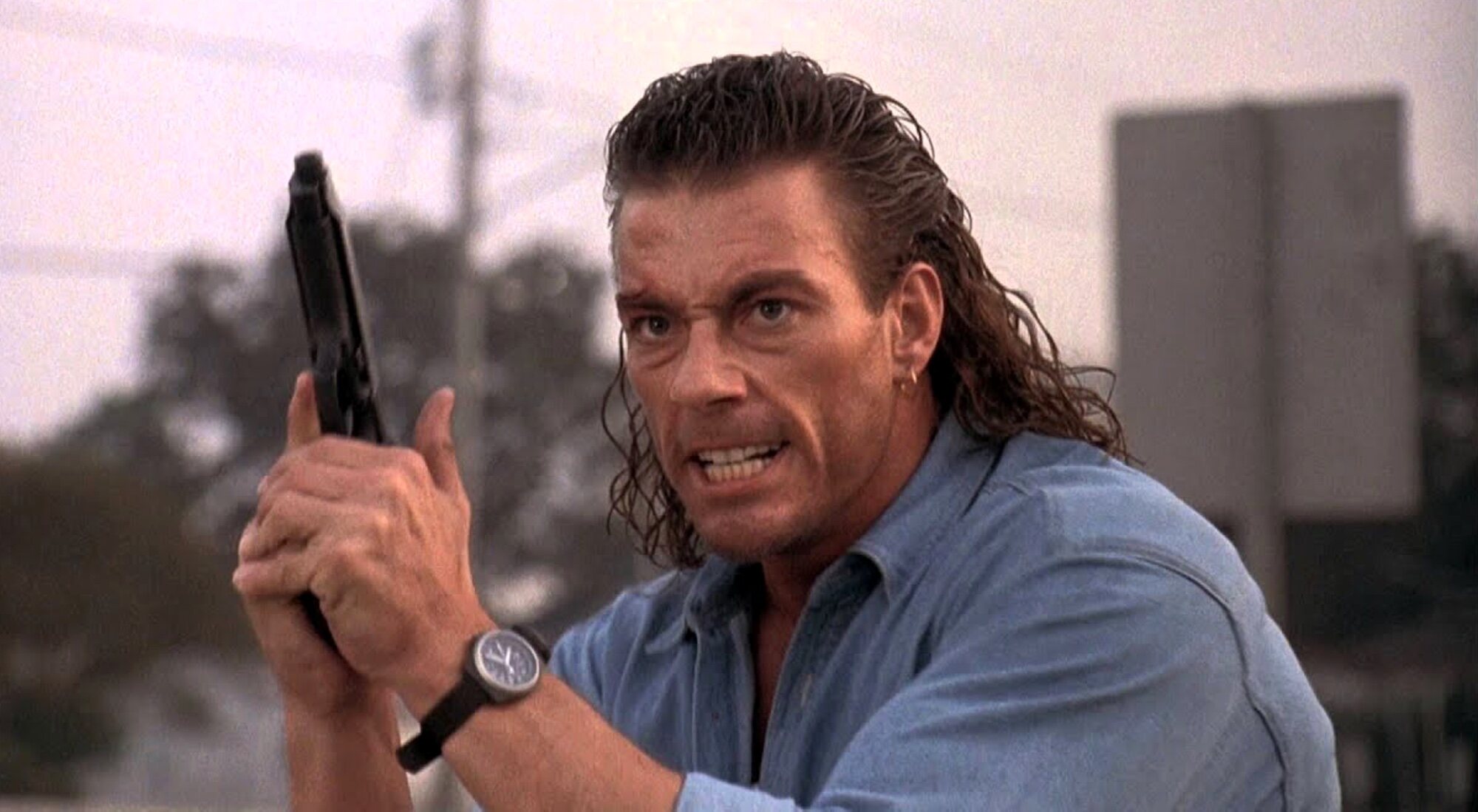 Jean-Claude Van Damme en "Blanco humano"