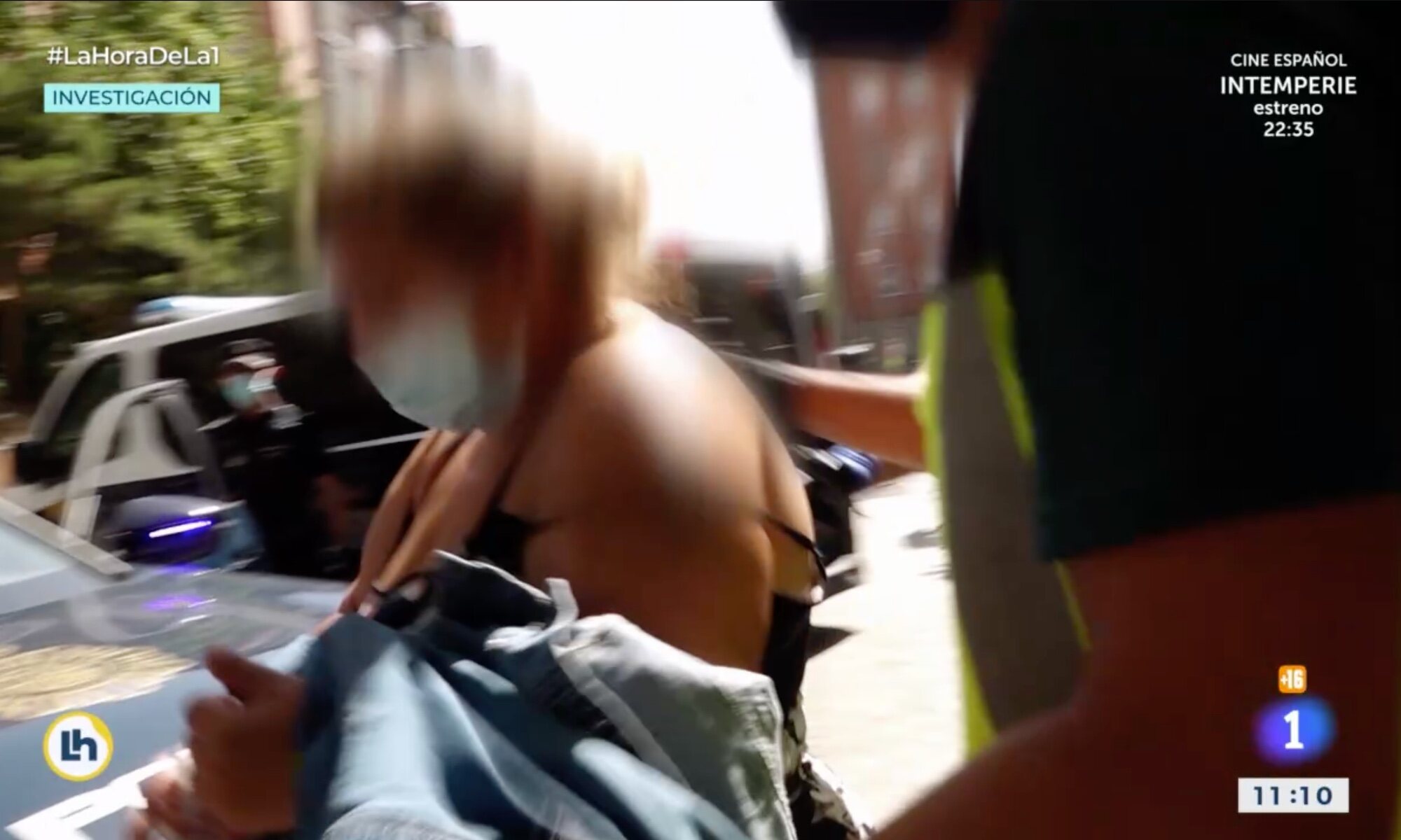 Susana, en plena detención, grabada por &#39;La hora de La 1&#39;