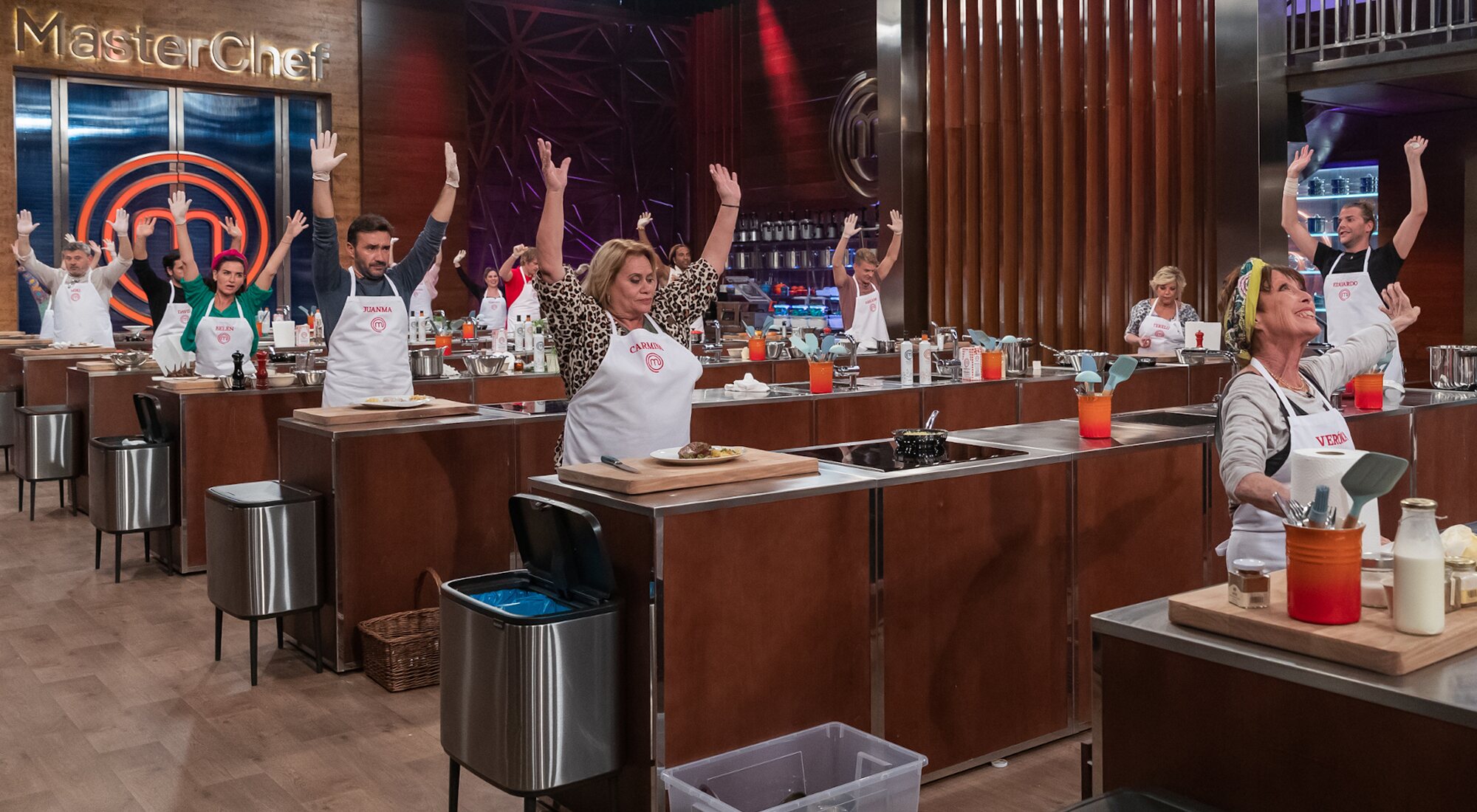 Los aspirantes de 'Masterchef Celebrity 6' en las cocinas del programa