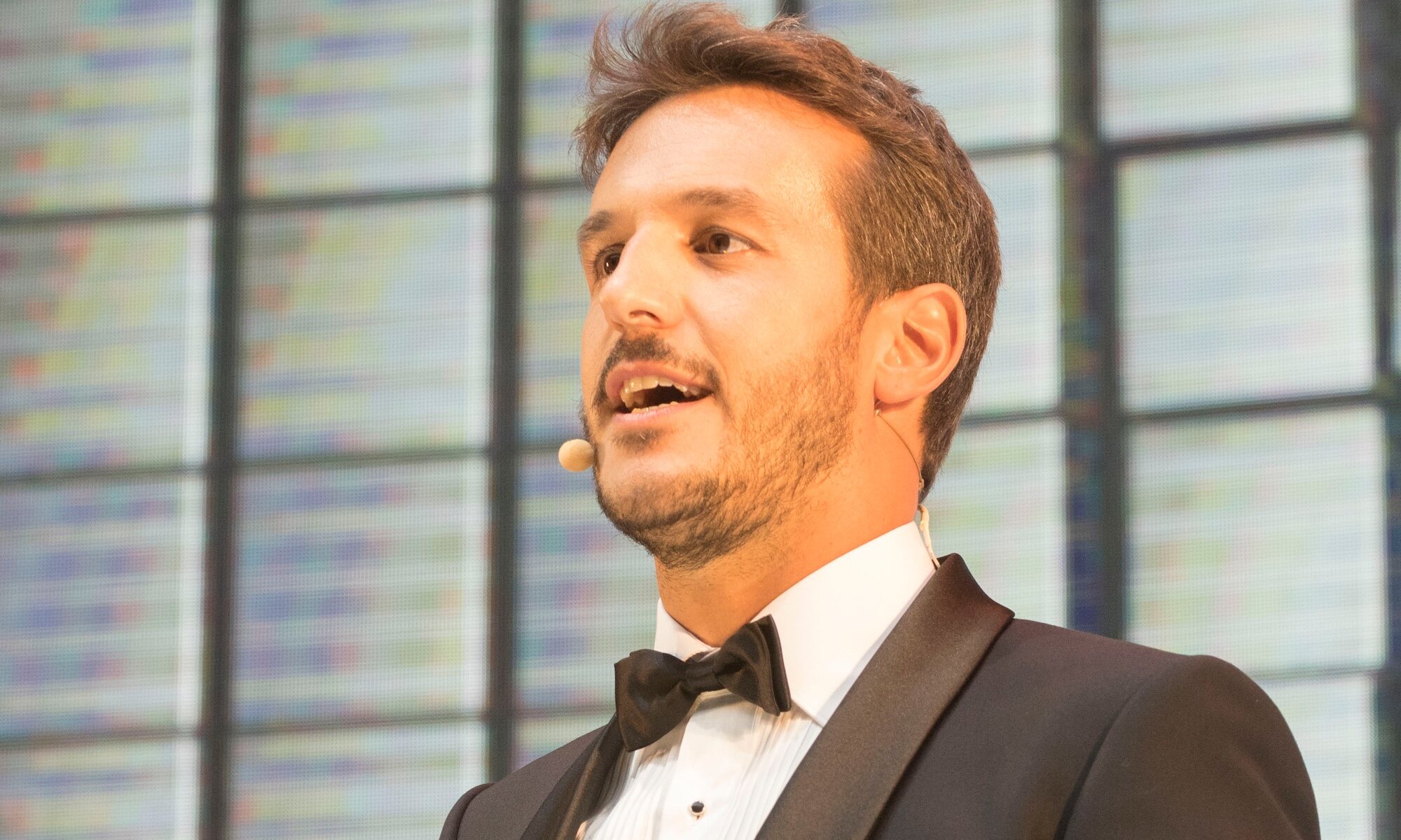 Diego Losada (&#39;Telediario fin de semana&#39;) en la gala del FesTVal