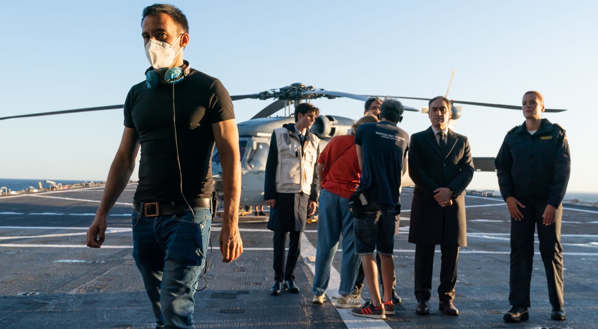 Alejandro Amenábar al frente del rodaje de 'La Fortuna'