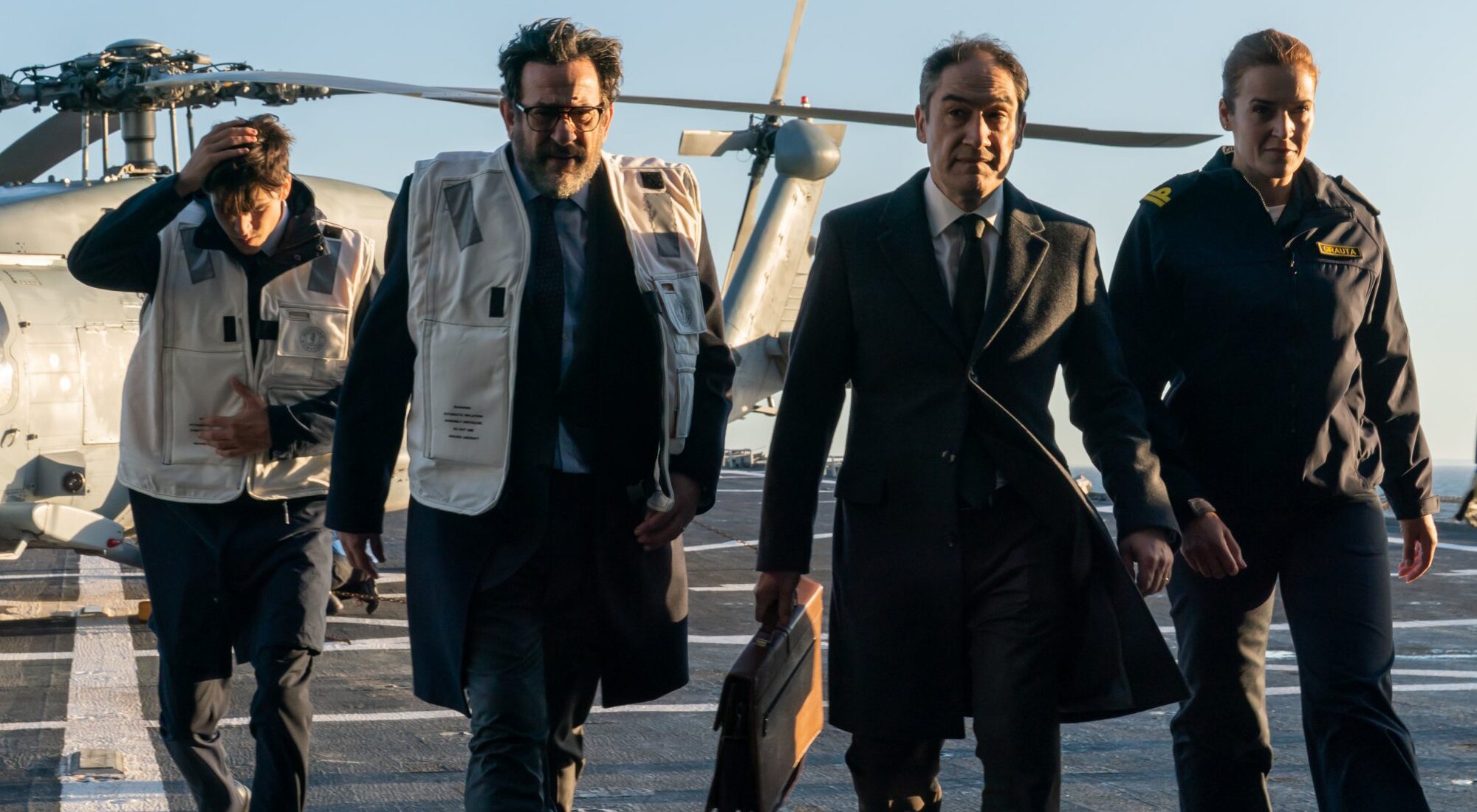 Álvaro Mel, Karra Elejalde, Alfonso Lara y Marta Belmonte en 'La Fortuna'