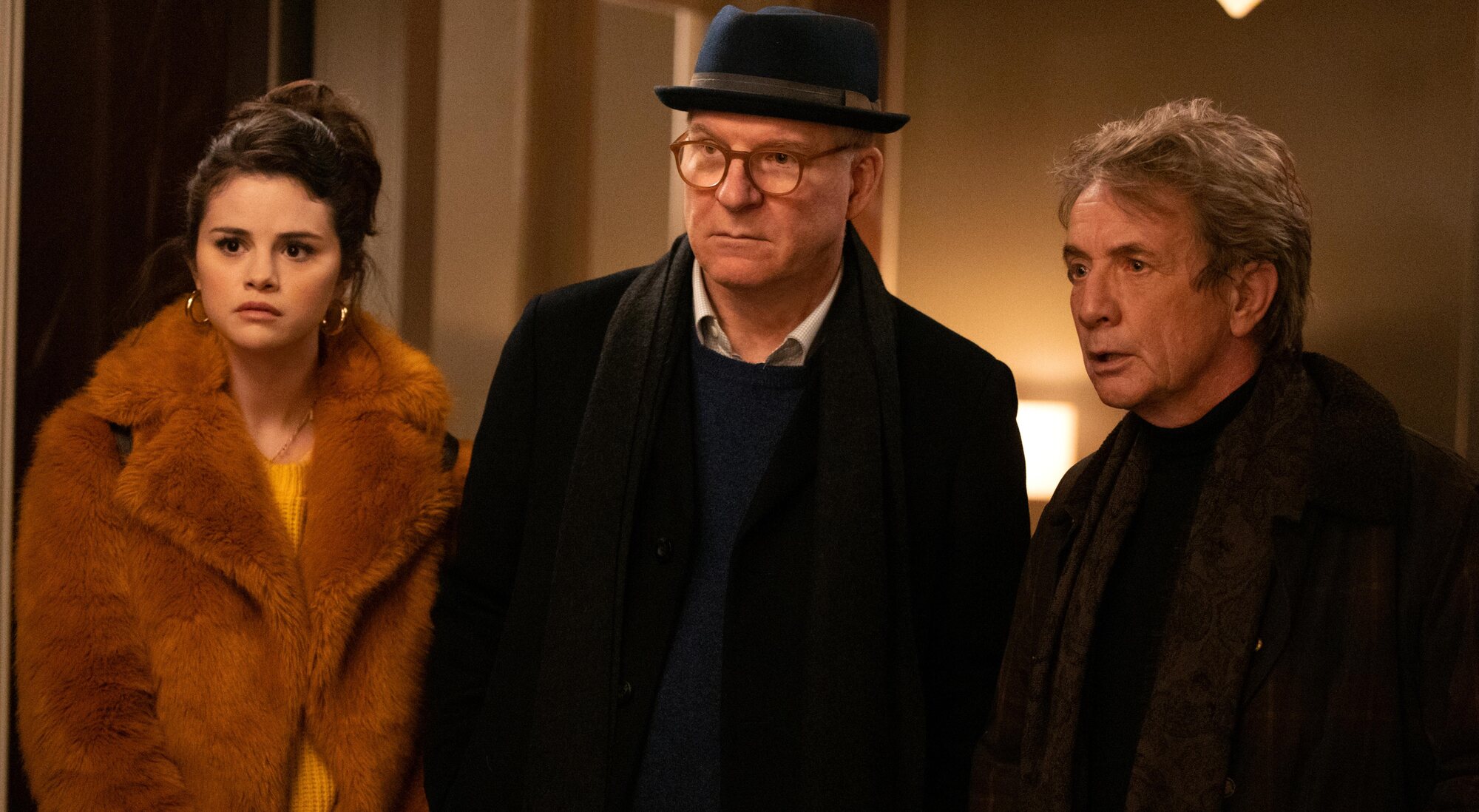 Selena Gomez, Steve Martin y Martin Short en 'Solo asesinatos en el edificio'