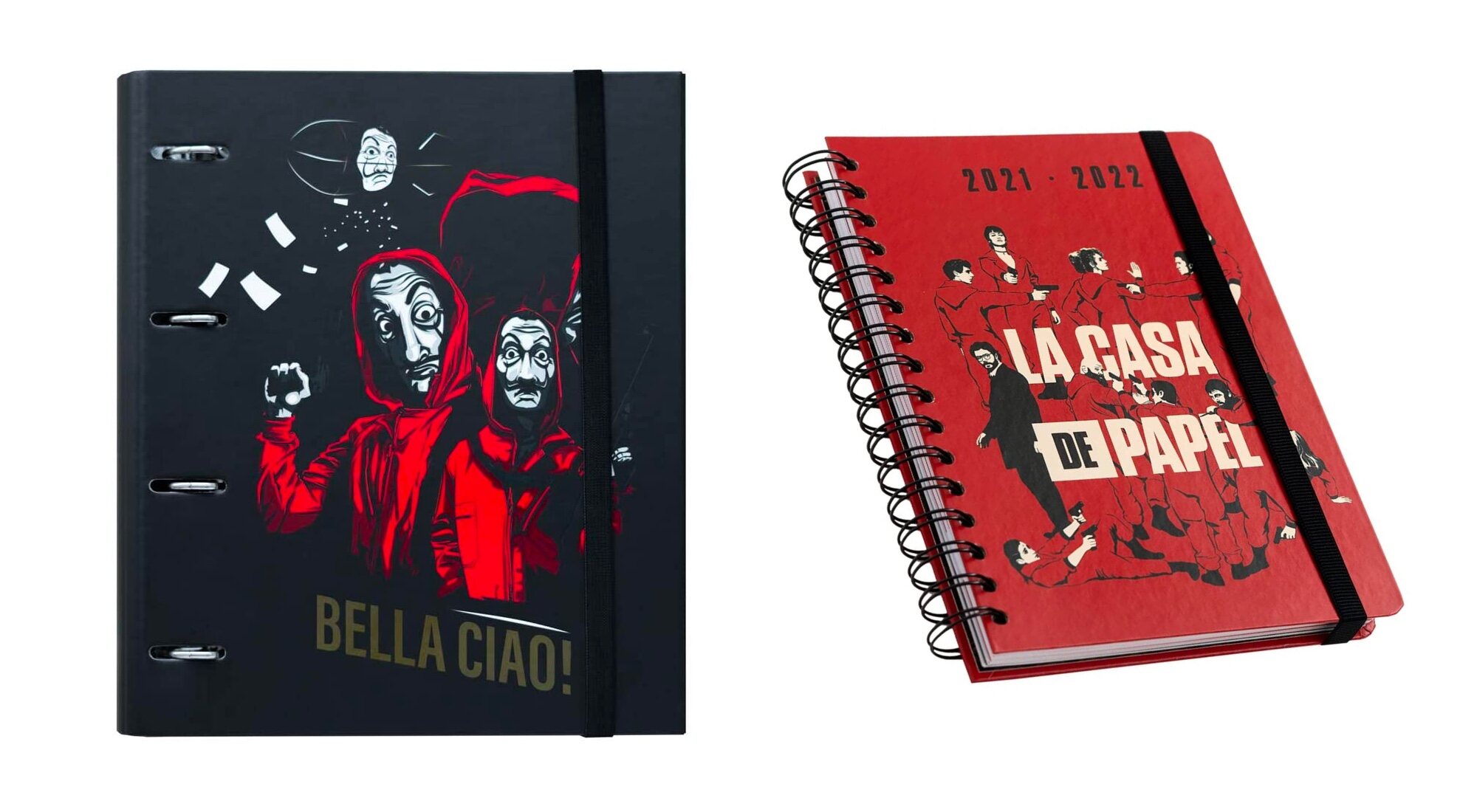 Archivador y agenda escolar