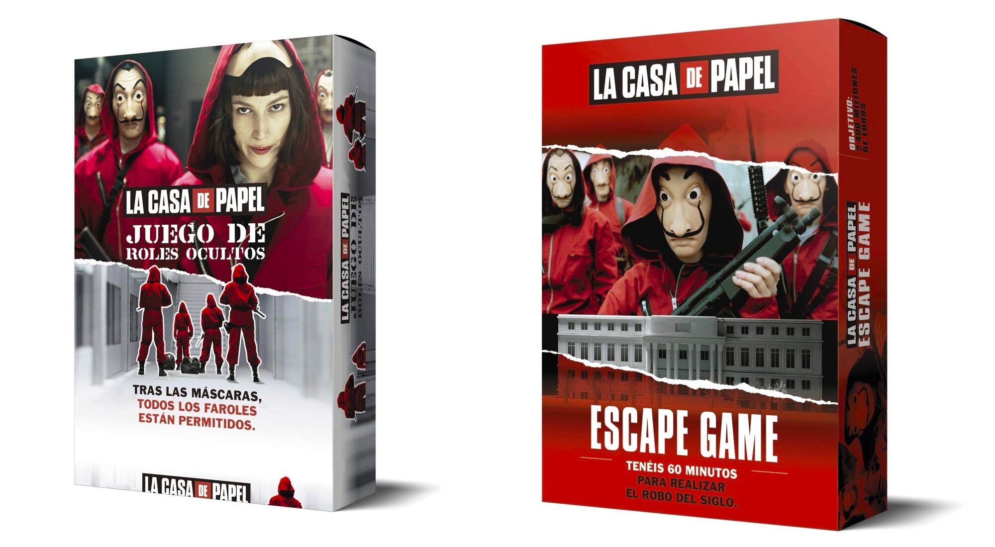 Juego de roles ocultos y escape game de 'La Casa de Papel'