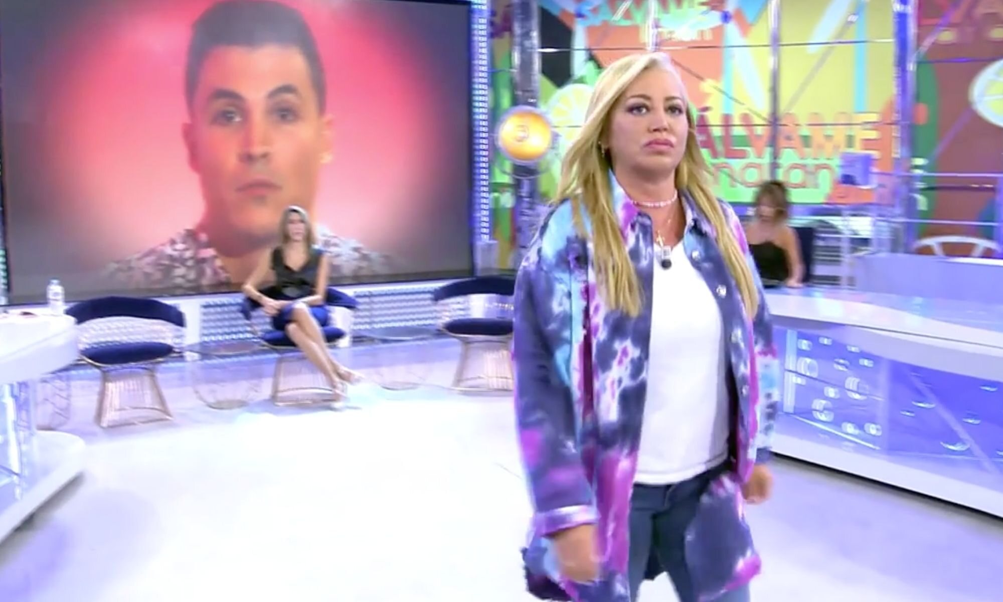 Belén Esteban abandona el plató de 'Sálvame'