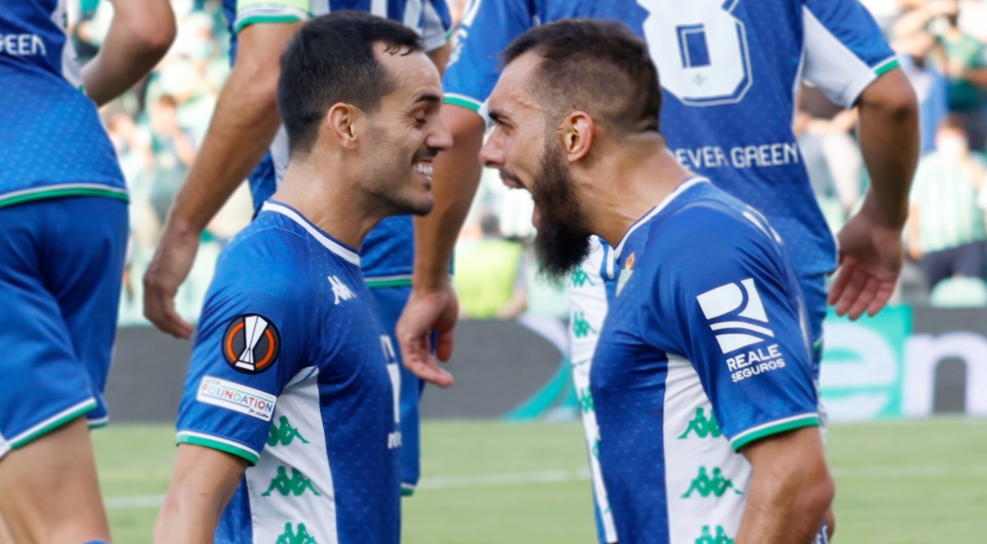 Los jugadores del Betis