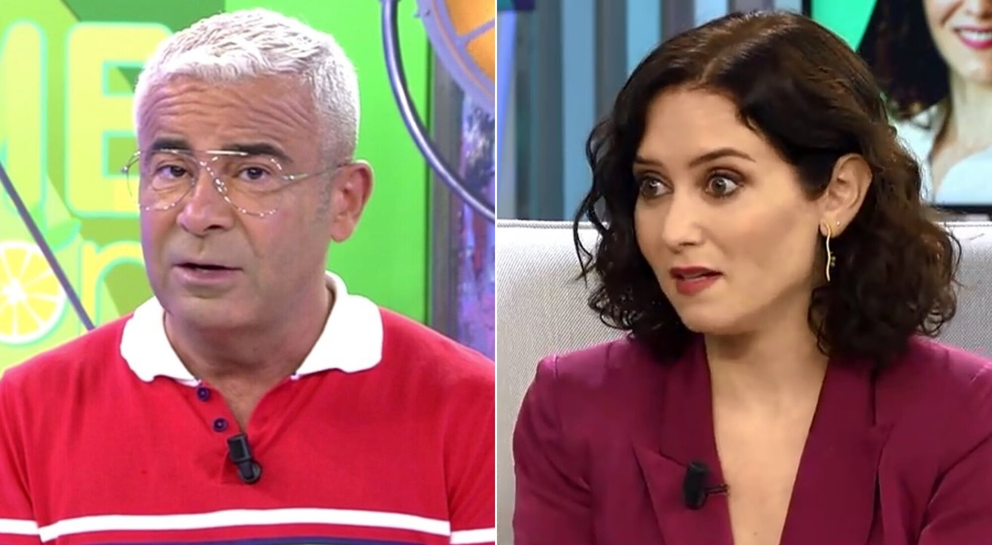 Jorge Javier Vázquez e Isabel Díaz Ayuso