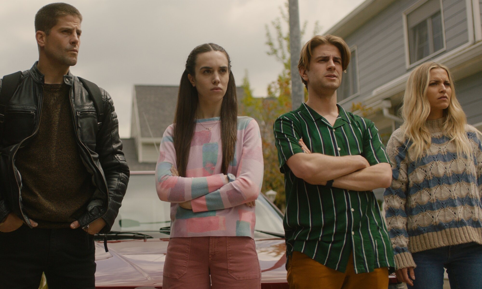 Culebra, Lucía, Lucas y Sandra, en 'Los protegidos: El regreso'