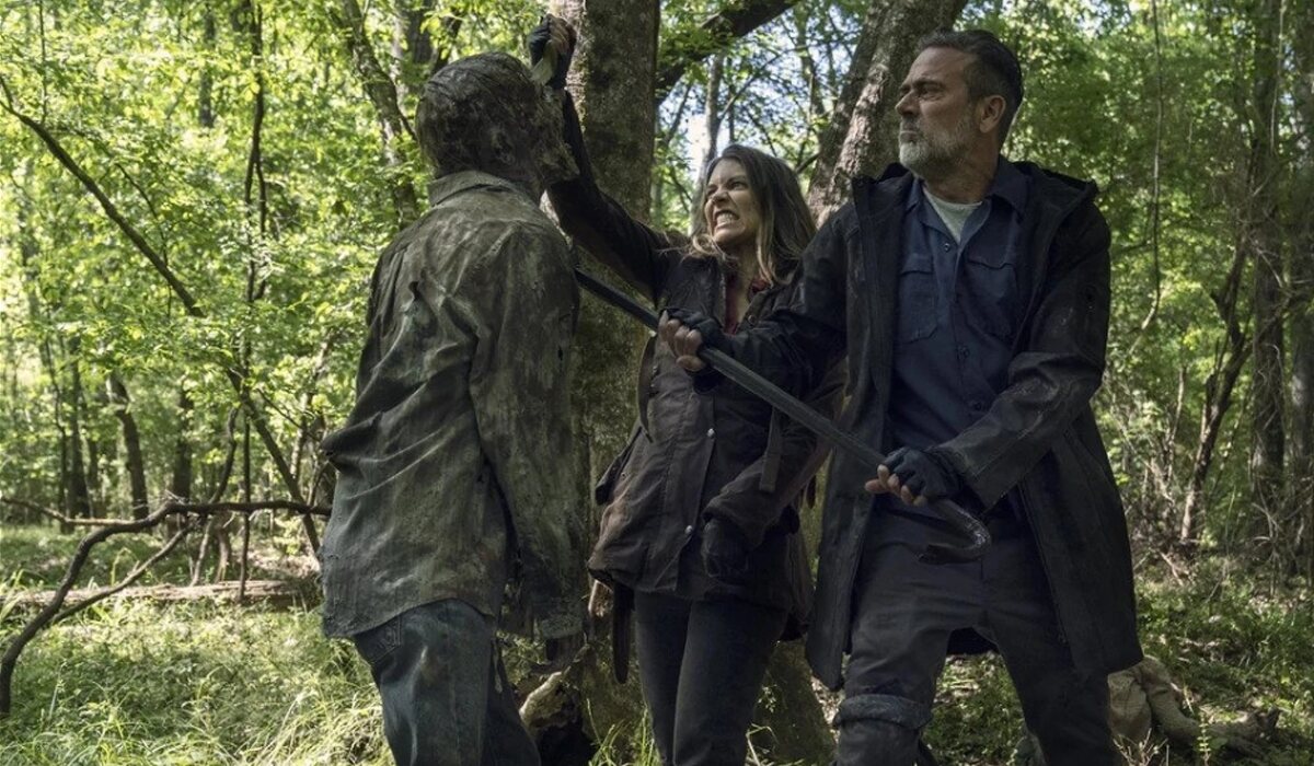 Maggie y Negan en el 11x05 de 'The Walking Dead'