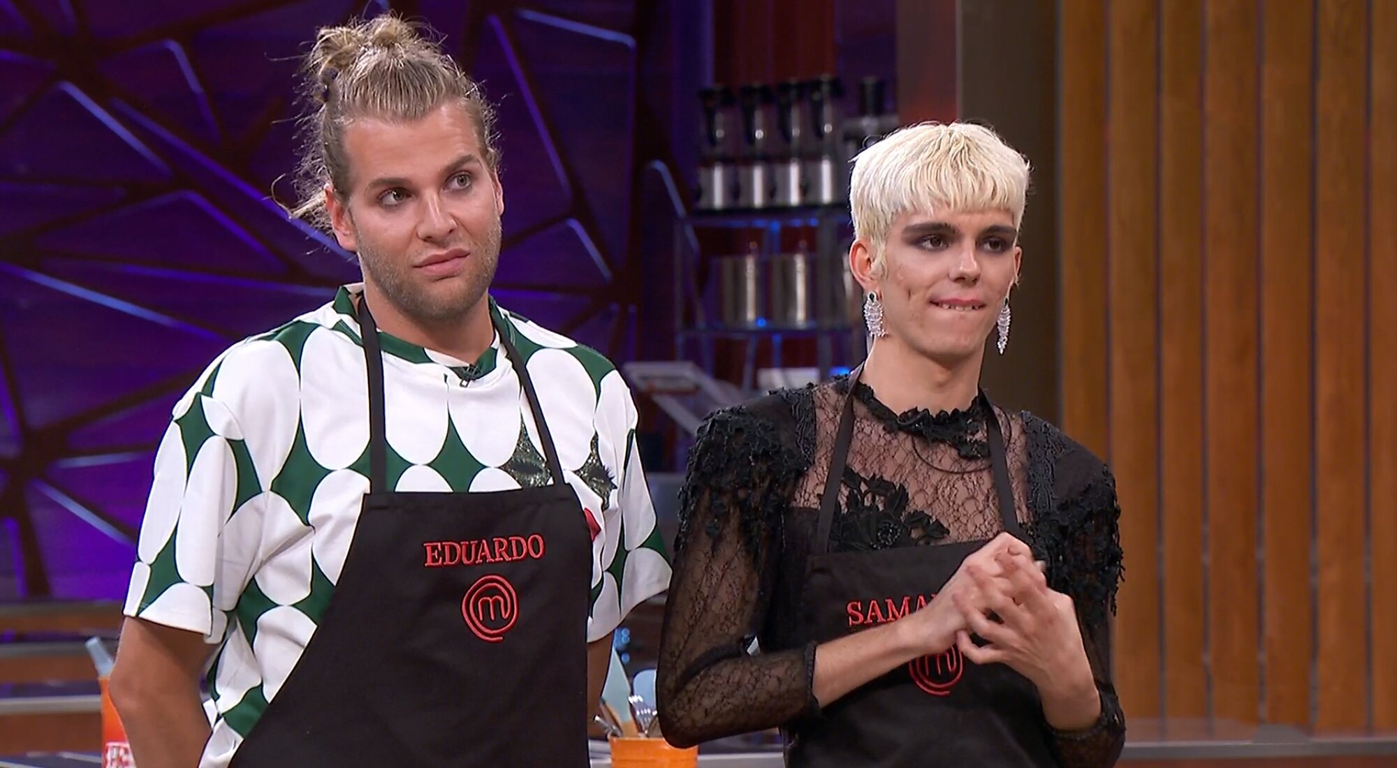 Eduardo Navarrete y Samantha Hudson, los peor valorados de la eliminatoria de 'Masterchef Celebrity'