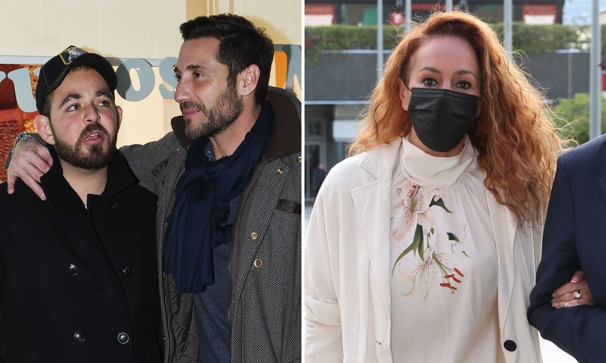 David con Antonio David Flores y Rocío Carrasco