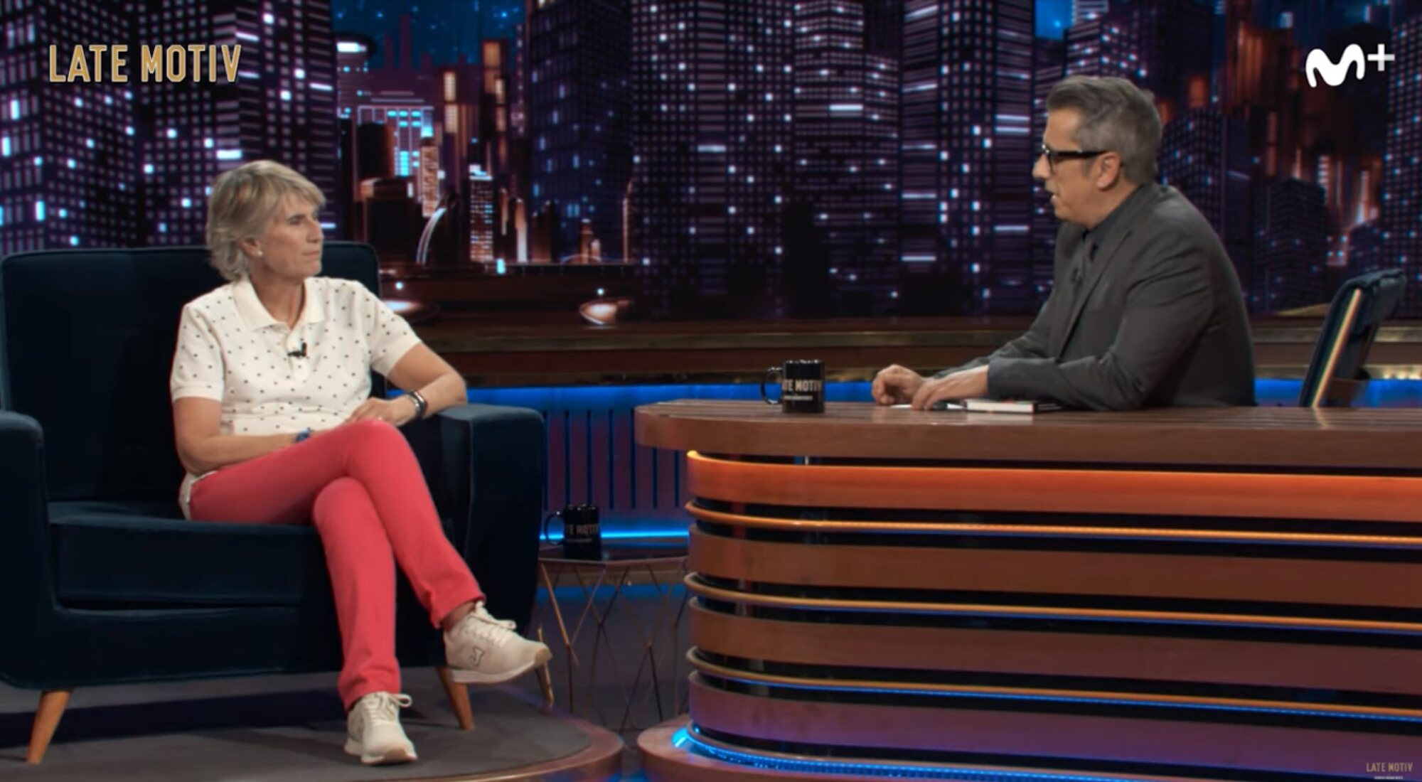 Paloma del Río charla con Andreu Buenafuente en &#39;Late Motiv&#39;