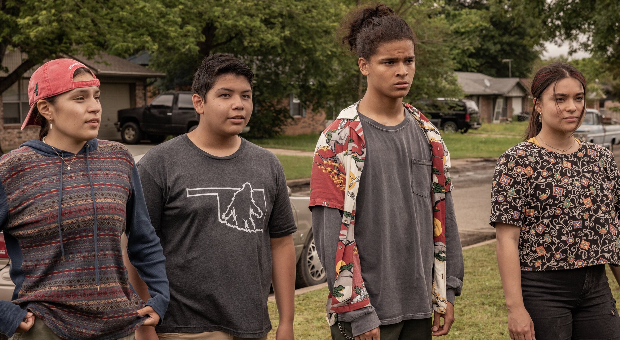 El joven elenco de &#39;Reservation Dogs&#39;