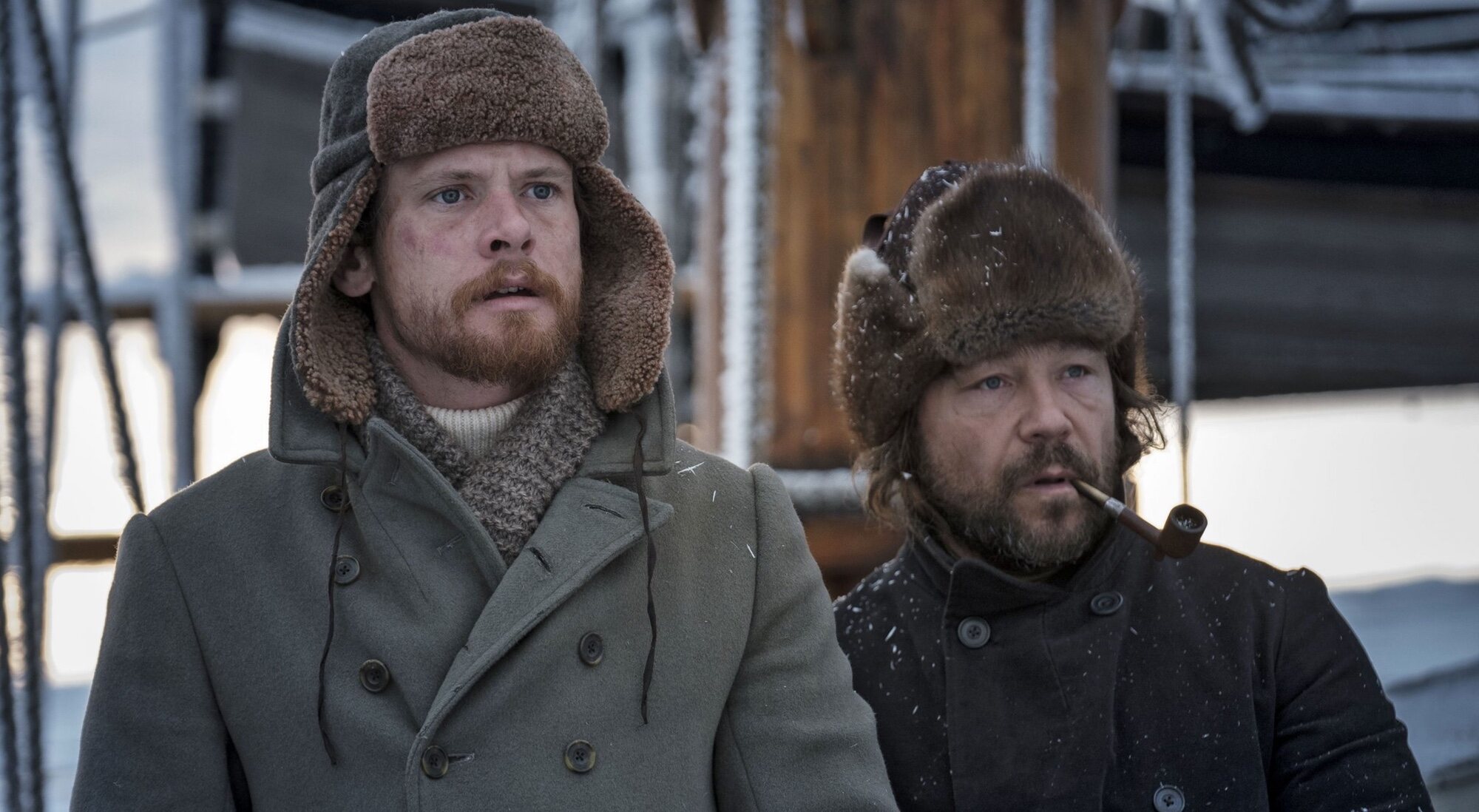 Jack O&#39;Connell y Stephen Graham en &#39;La sangre helada&#39;