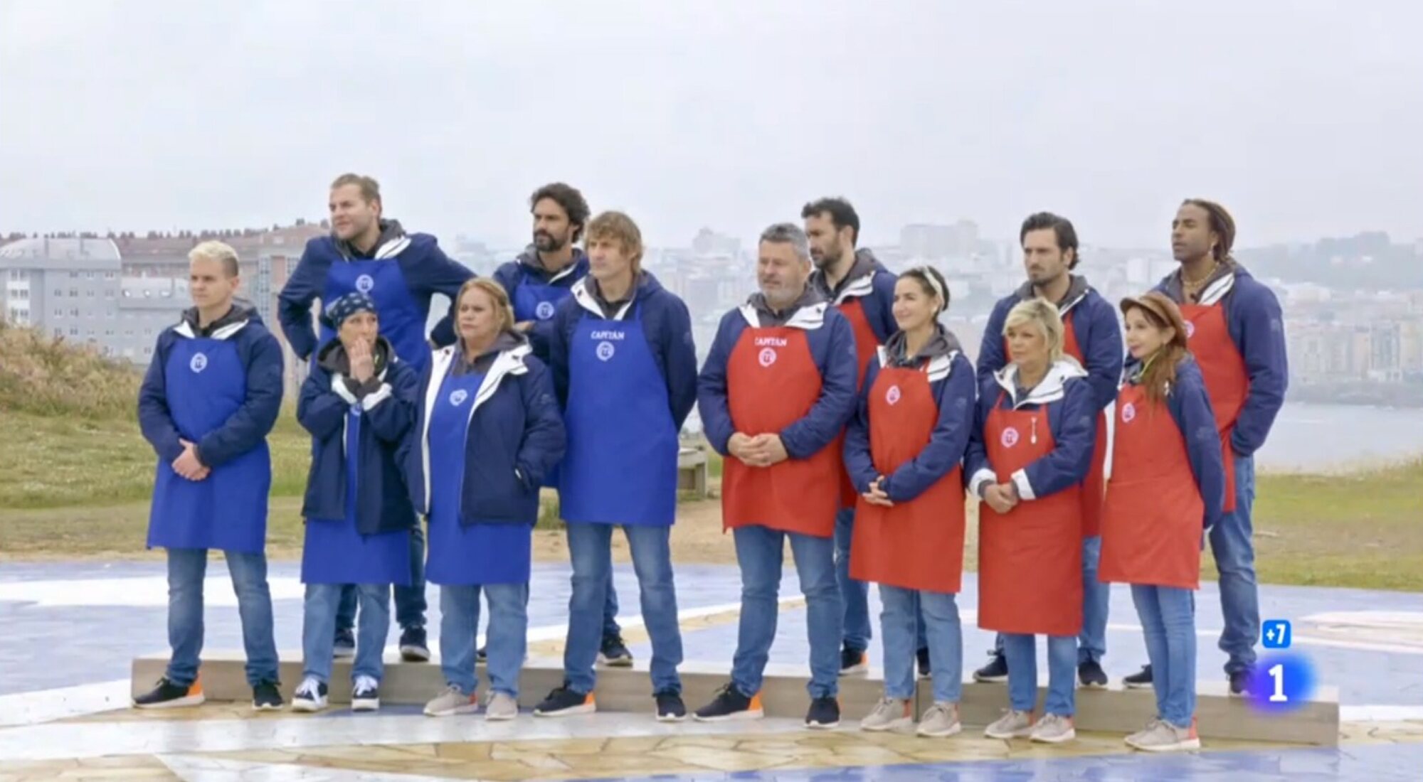 Los aspirantes de 'Masterchef Celebrity 6' antes de la prueba grupal