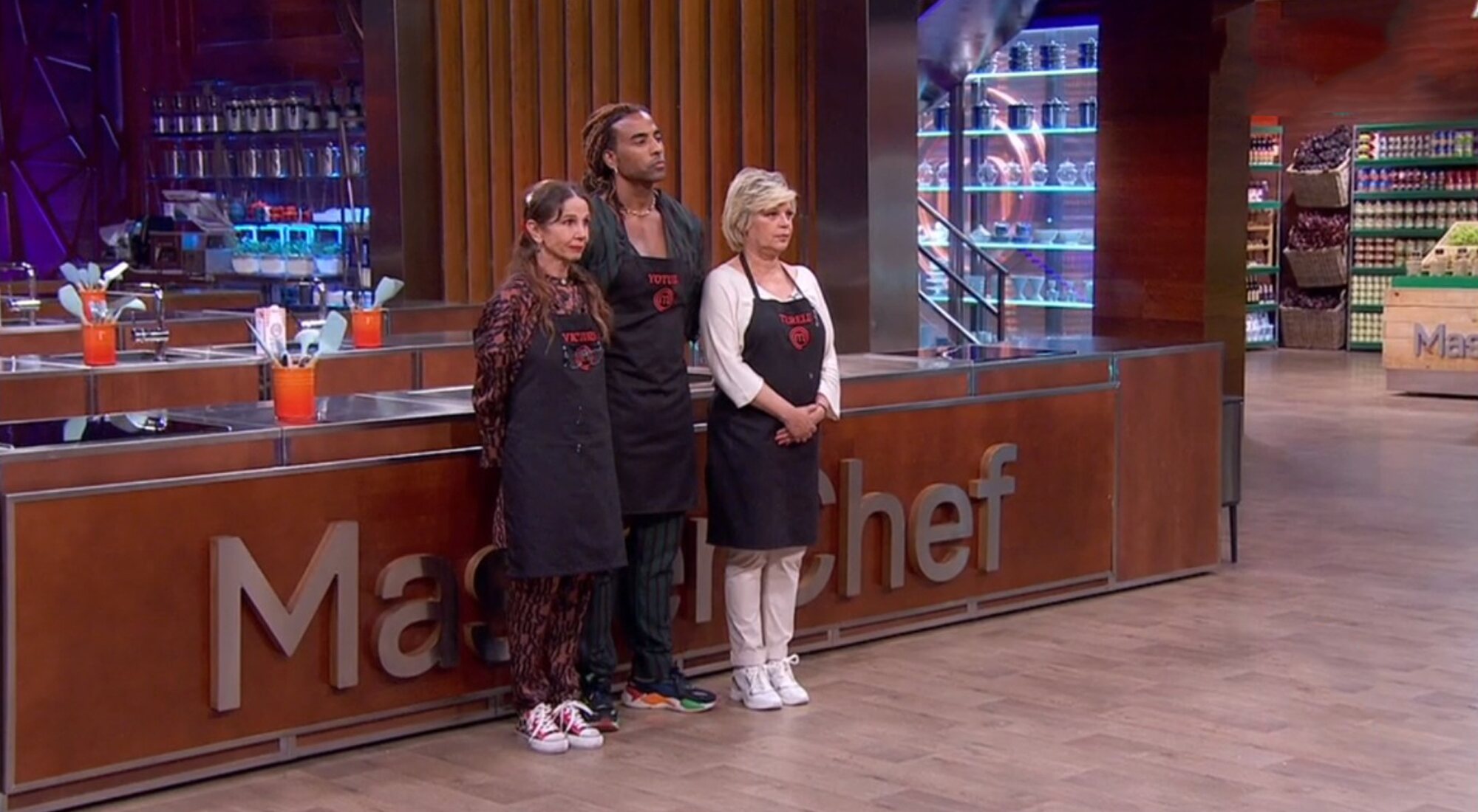 Victoria Abril, Yotuel Romero y Terelu Campos, a las puertas de la eliminación en 'Masterchef Celebrity'