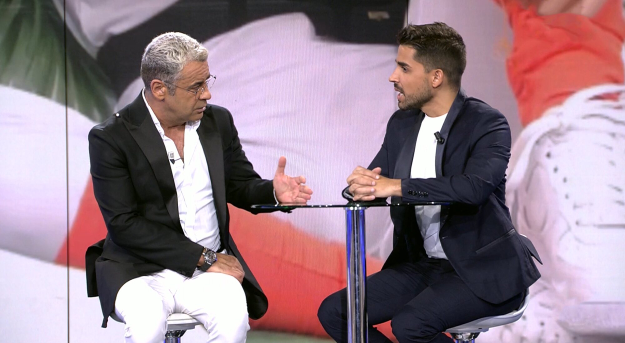 Jorge Javier habla con Miguel Frigenti tras su expulsión de 'Secret Story'