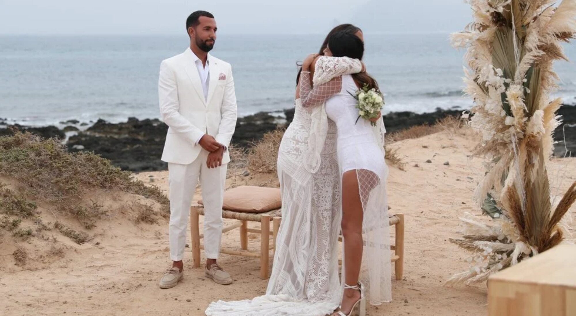 Isa Pantoja en la boda de Anabel y Omar Sánchez