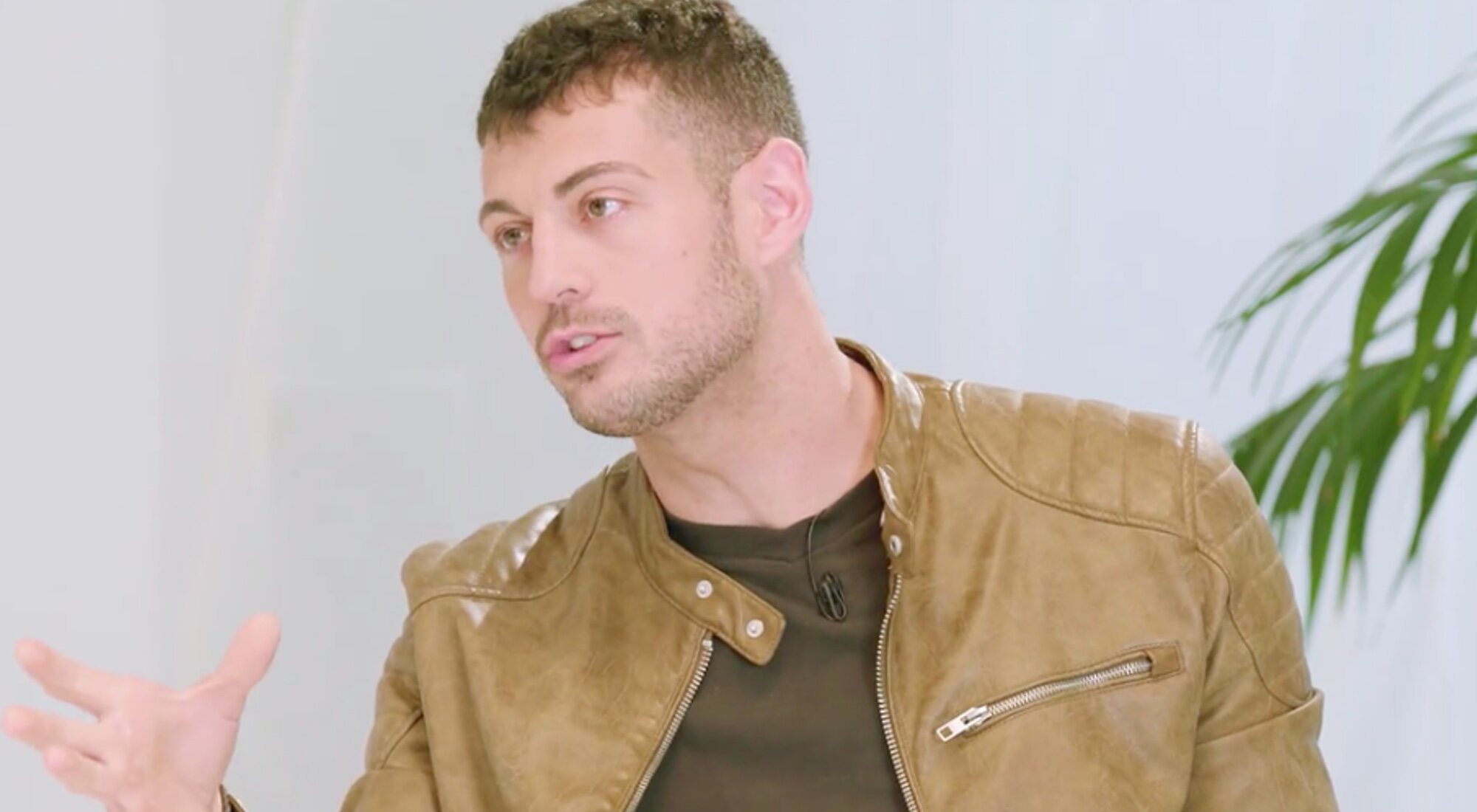 José Abellán (&#39;MasterChef 9&#39;) durante su entrevista con Jesús Vázquez