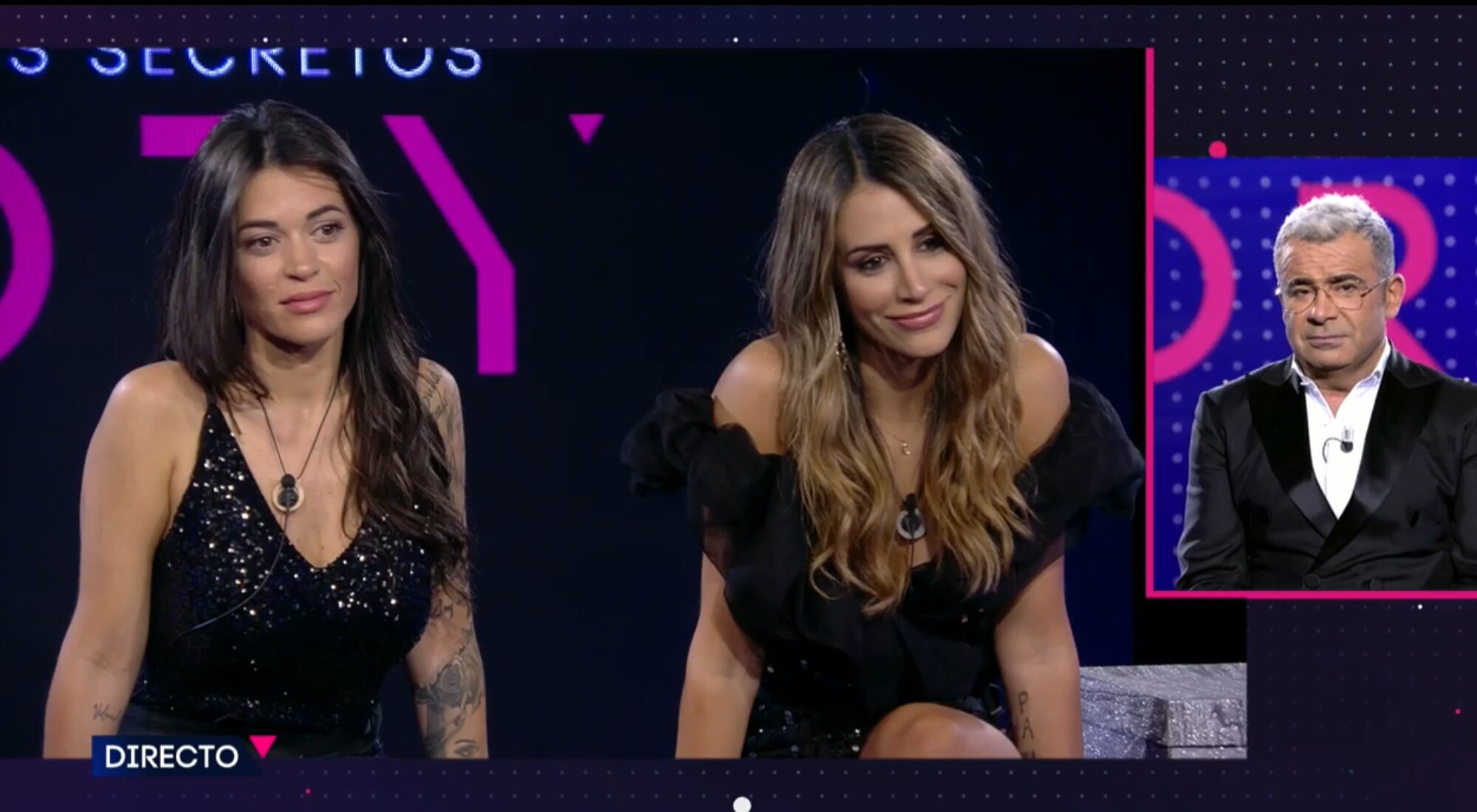 Jorge Javier habla con Fiama y Cristina antes de anunciar a la cuarta expulsada de 'Secret Story'