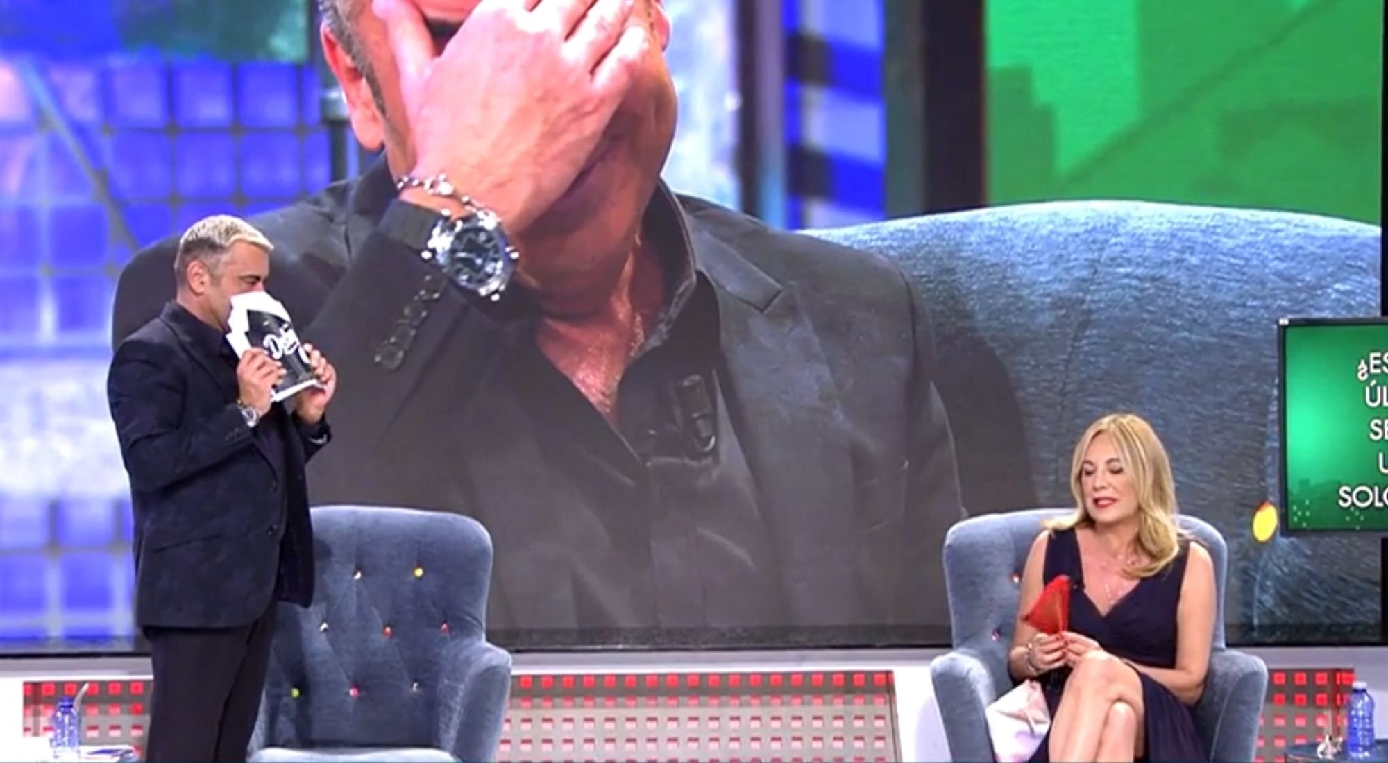 Jorge Javier Vázquez y Belén Rodríguez en 'Sábado Deluxe'