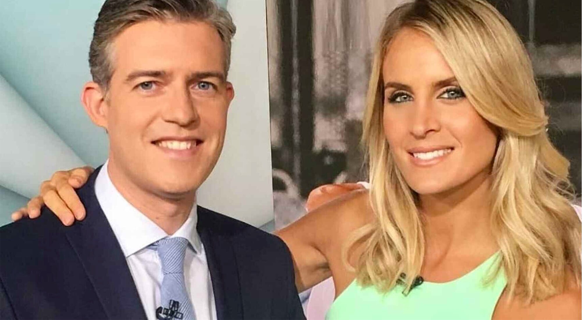 Ángel Carreira y Angie Rigueiro, en 'Antena 3 Noticias Fin de Semana'