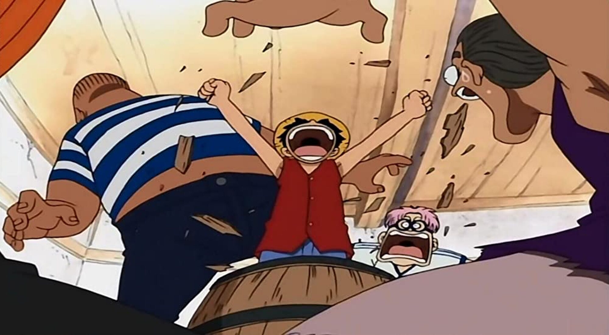 La primera aparición de Luffy, protagonista de &#39;One Piece&#39;, en el episodio inaugural