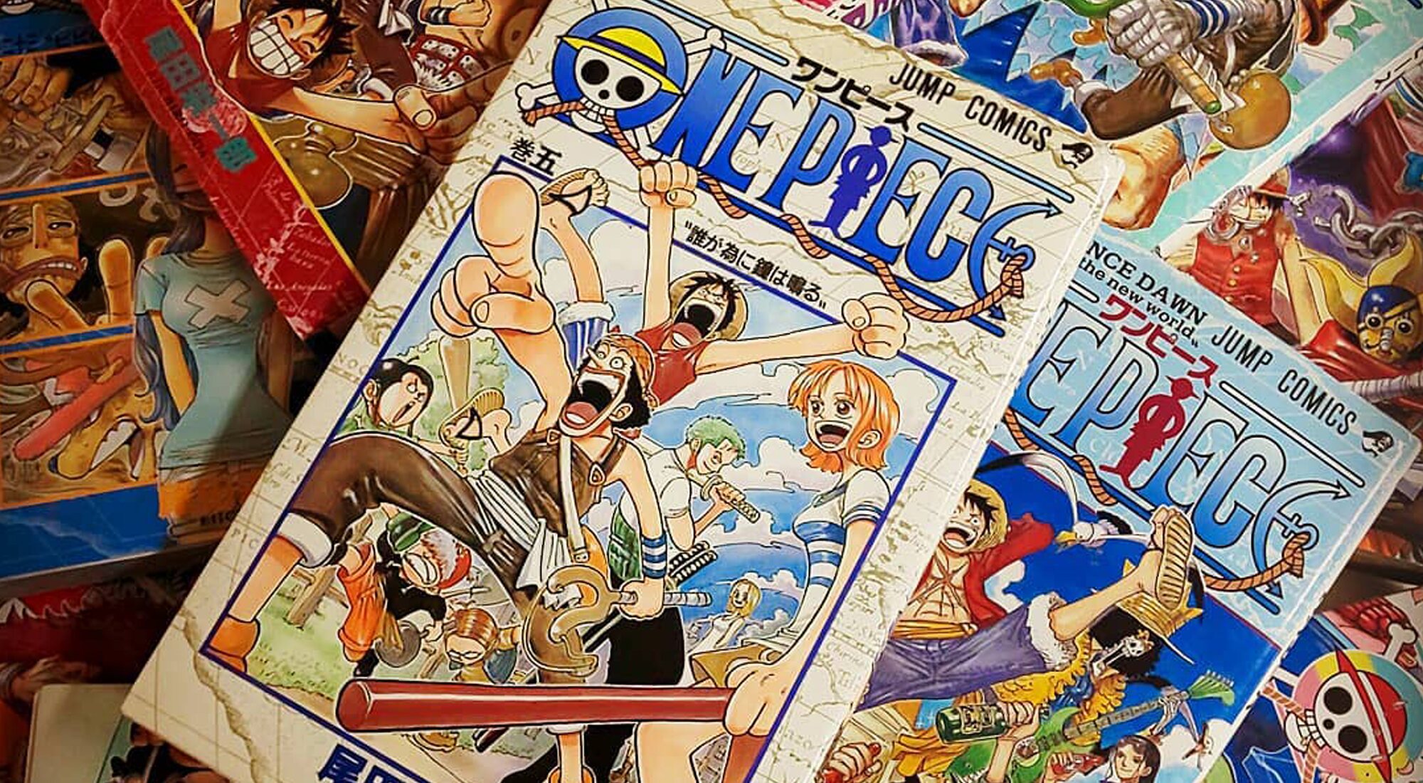 Algunos de los volúmenes del manga 'One Piece'