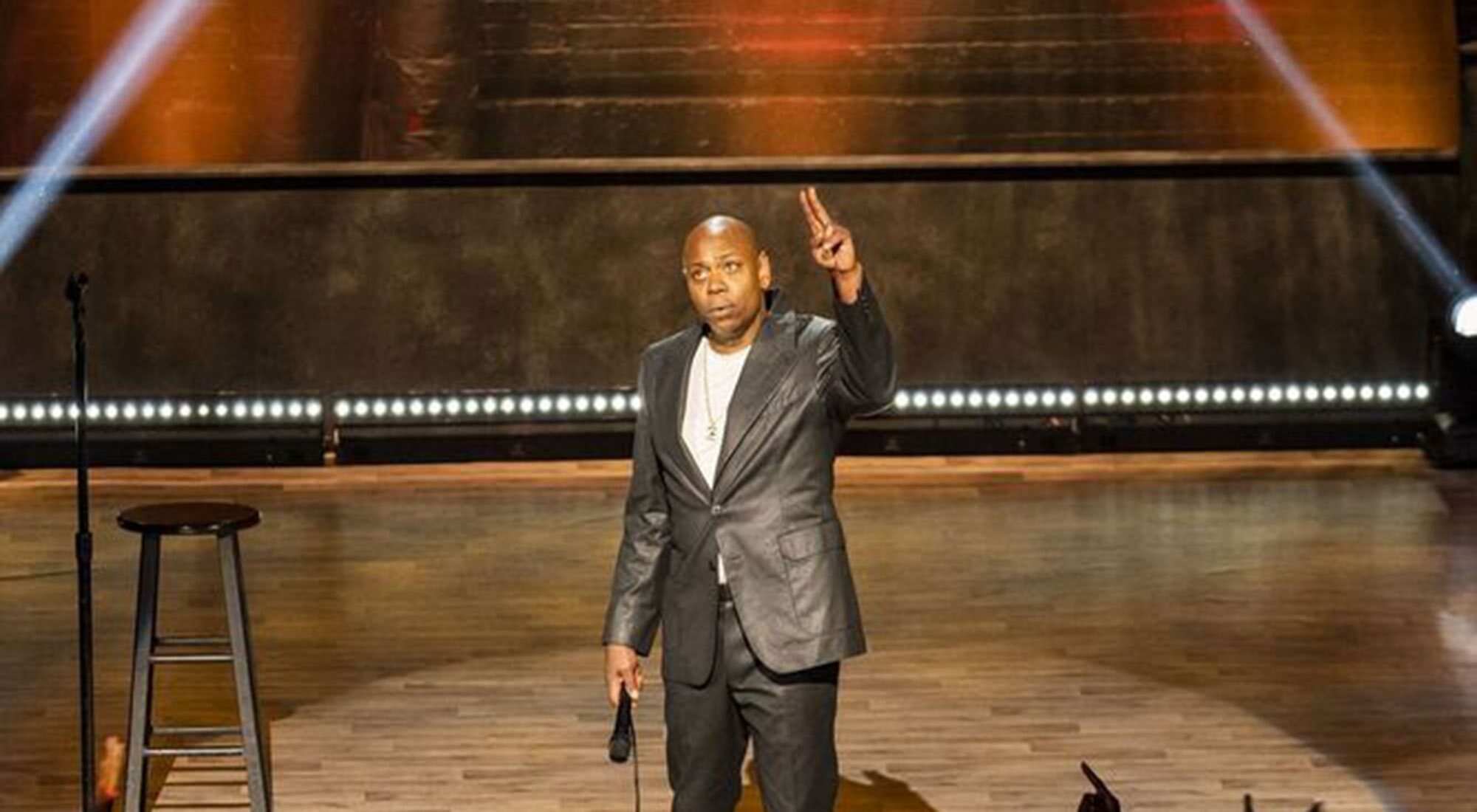 Dave Chappelle, durante un monólogo