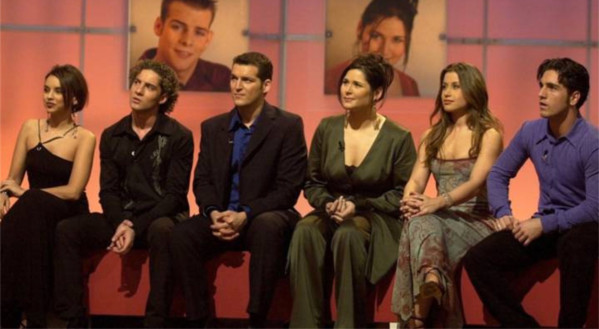 Varios concursantes de &#39;Operación Triunfo 1&#39; durante una de las galas