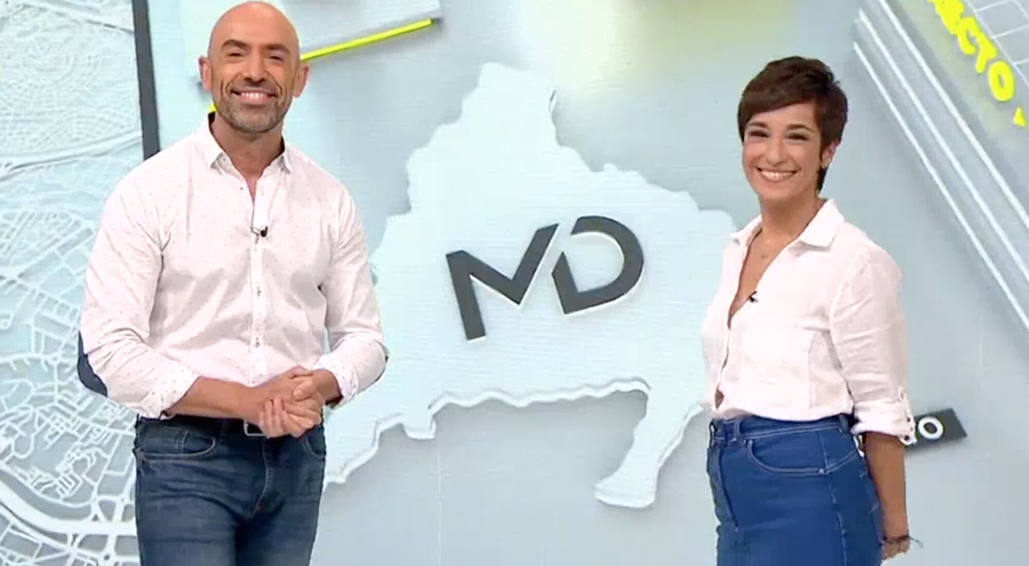 Emilio Pineda y Adela González, en 'Madrid Directo'