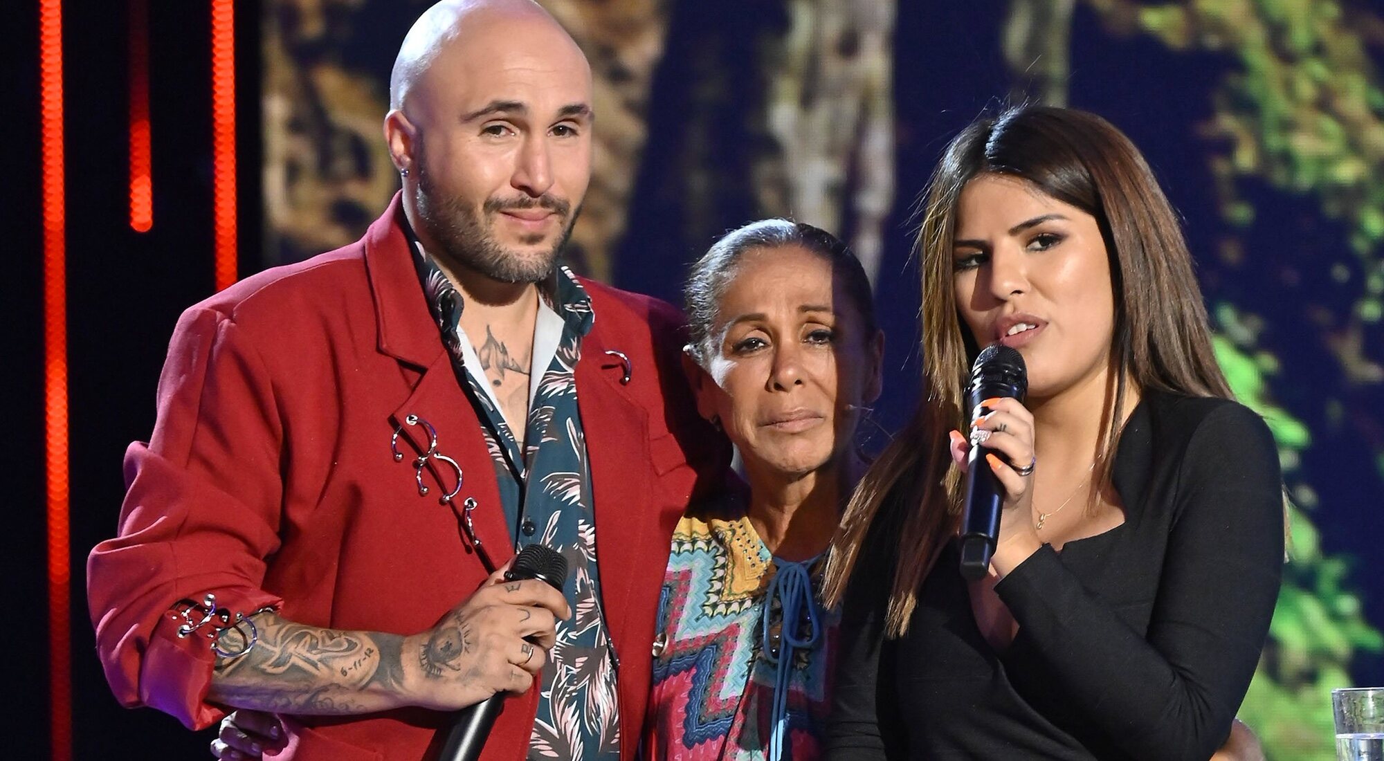 Kiko Rivera, Isabel Pantoja y Chabelita, en 'Supervivientes'