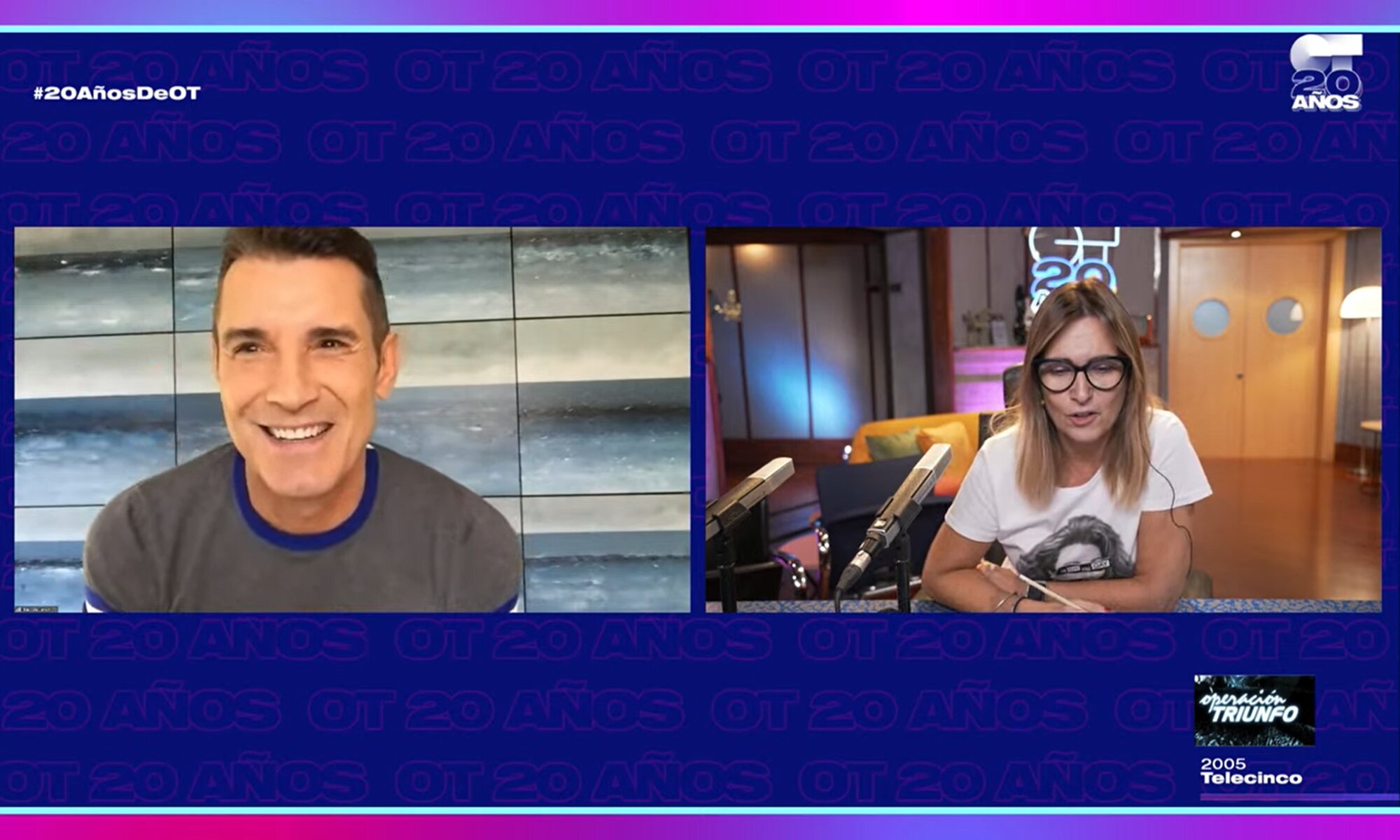 Jesús Vázquez y Noemí galera, en el especial de 'OT'