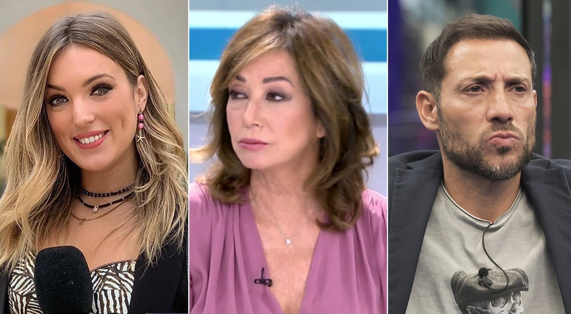 Marta Riesco, Ana Rosa Quintana y Antonio David Flores