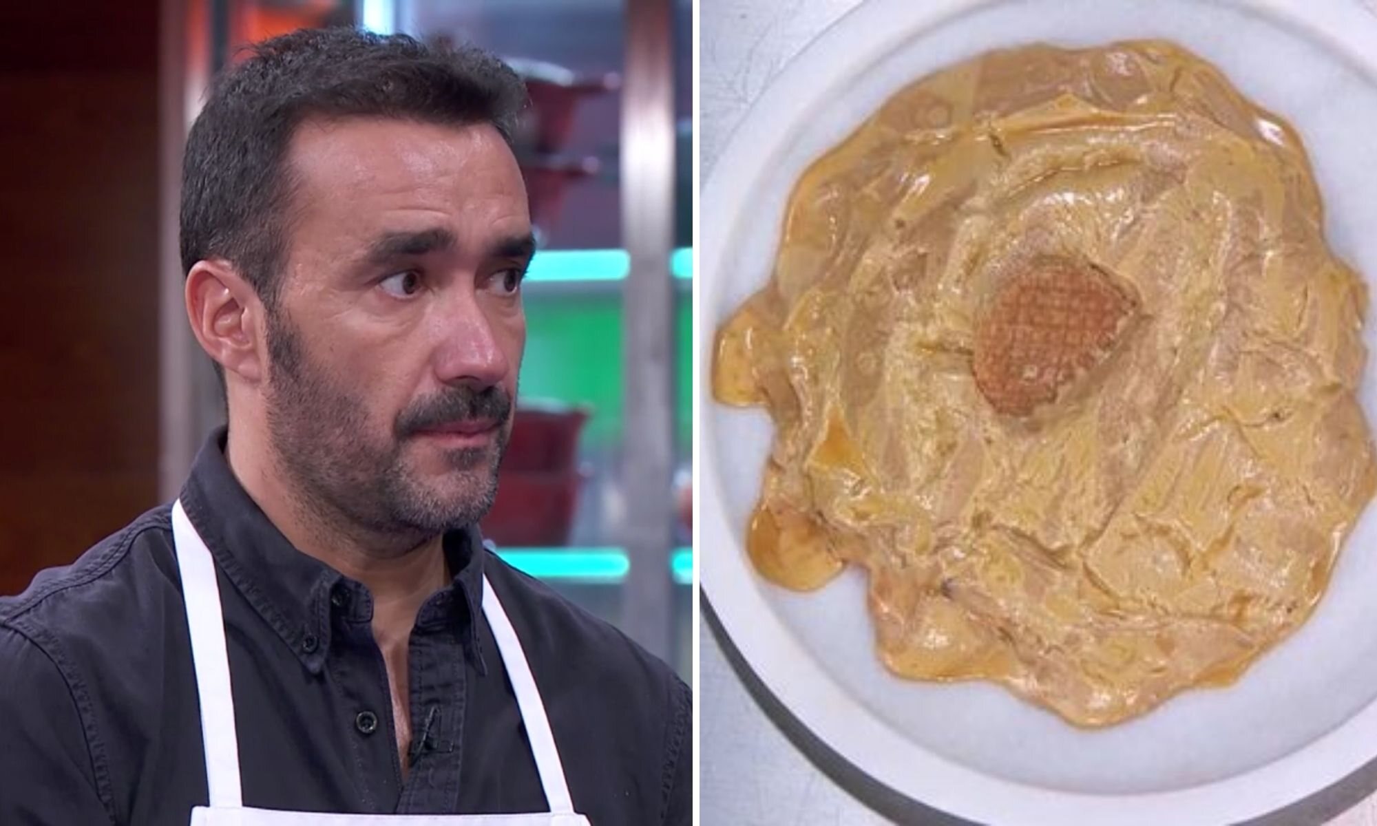 Juanma Castaño y su postre de 'MasterChef Celebrity 6'