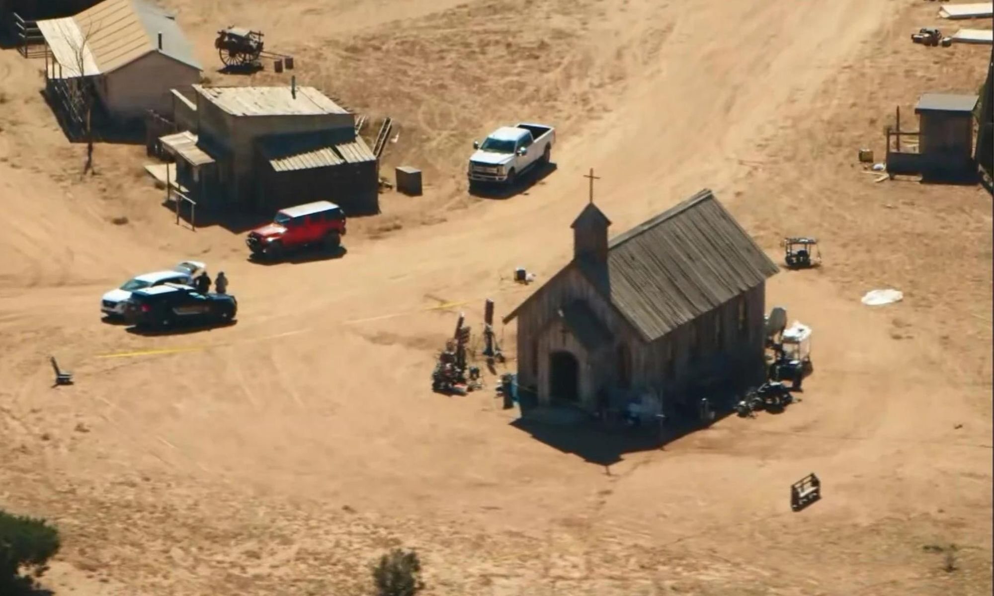 Rodaje de "Rust" tras el accidente